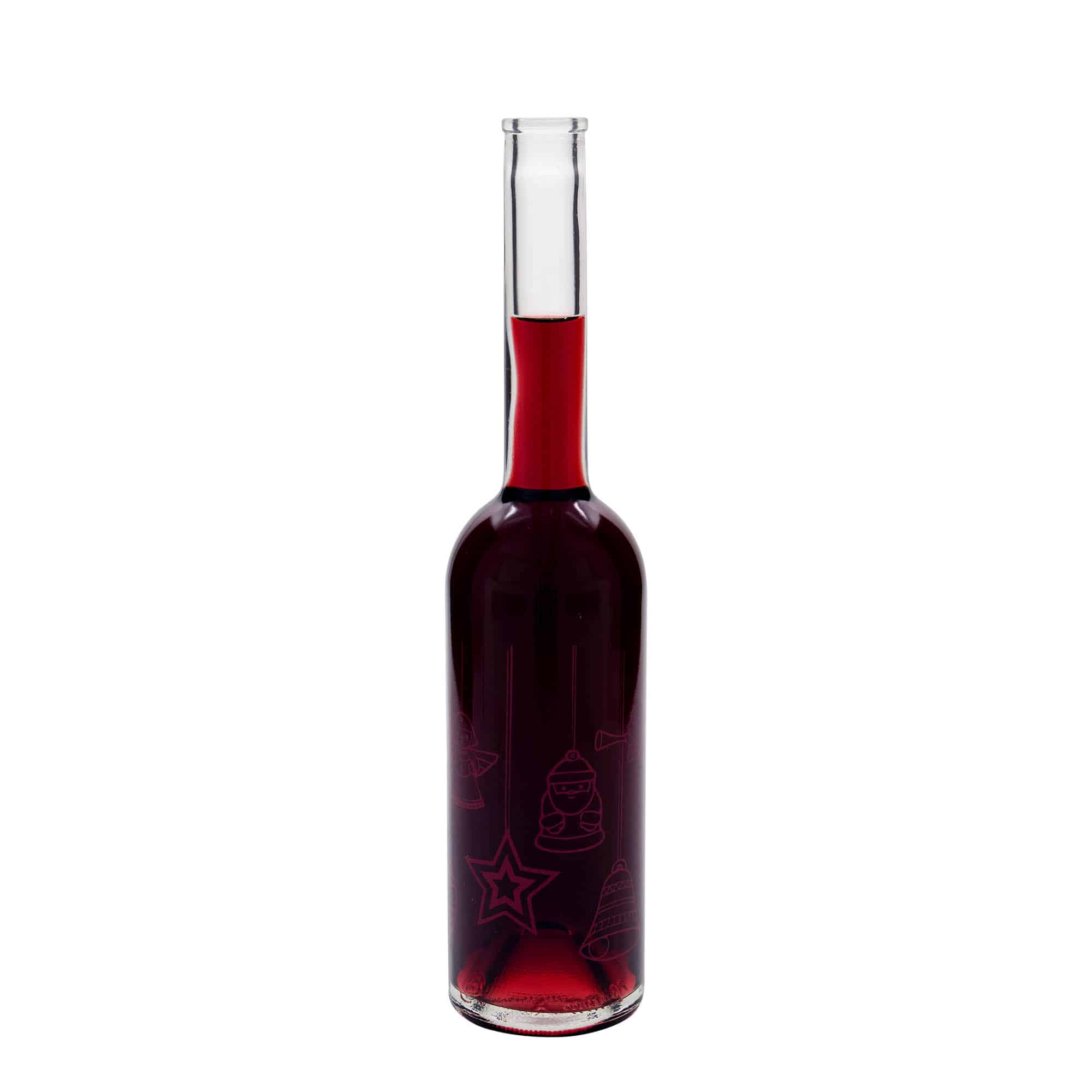 500 ml steklena steklenica »Opera«, motiv: zvezde, ustje: pluta