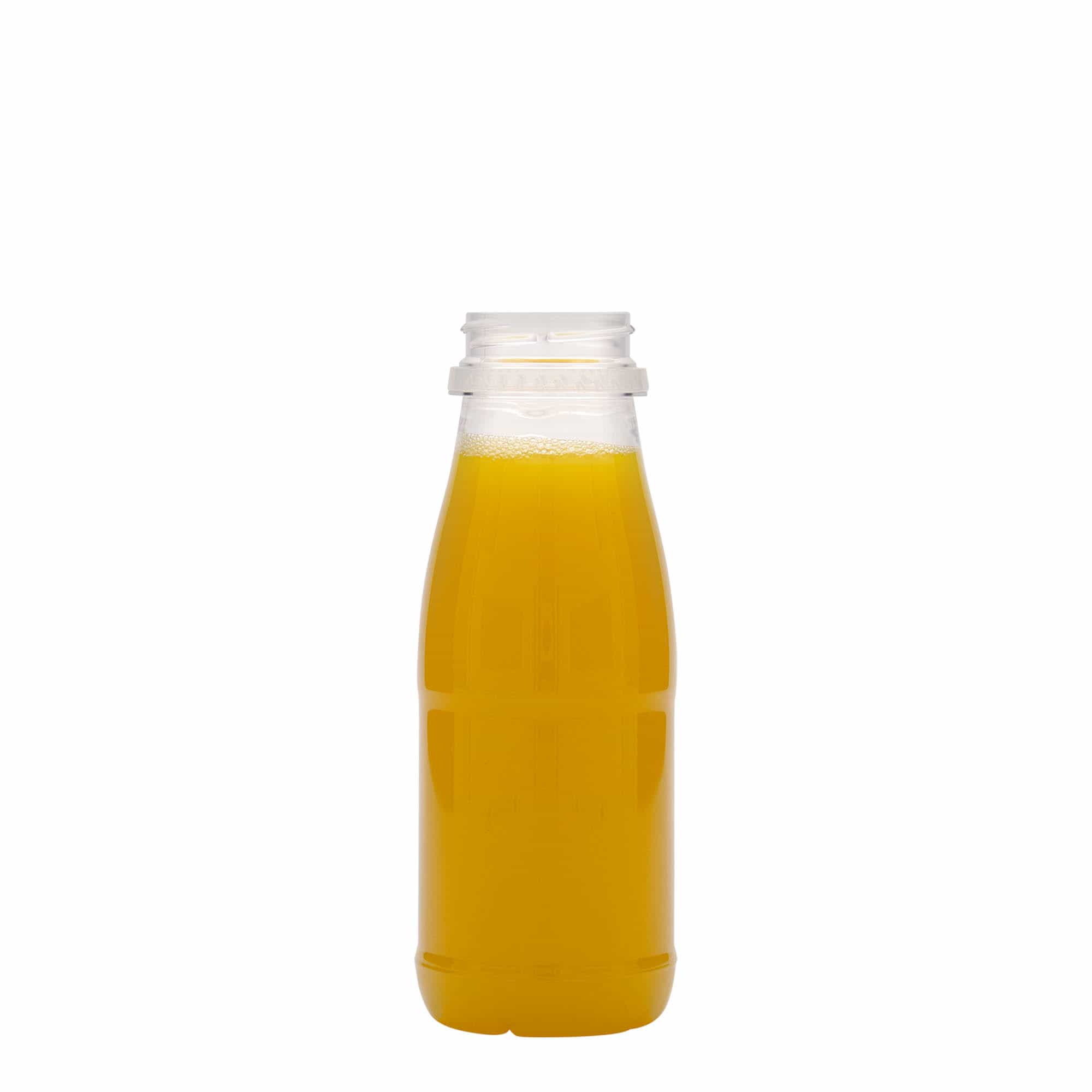 250 ml steklenica iz PET plastike »Milk and Juice«, plastika, ustje: 38 mm