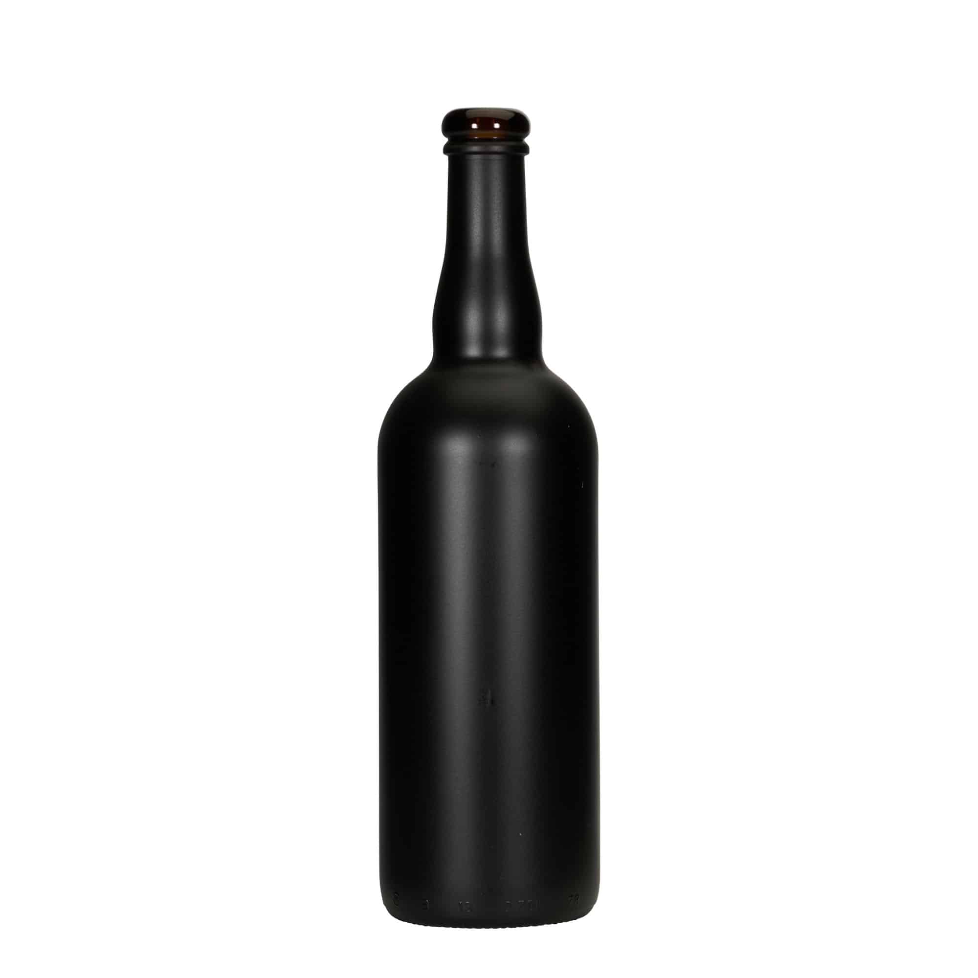 750 ml steklenica piva Belgija, steklo, črna, odprtina: pluta 750 ml steklenica piva Belgija, steklo, črna, odprtina: pluta