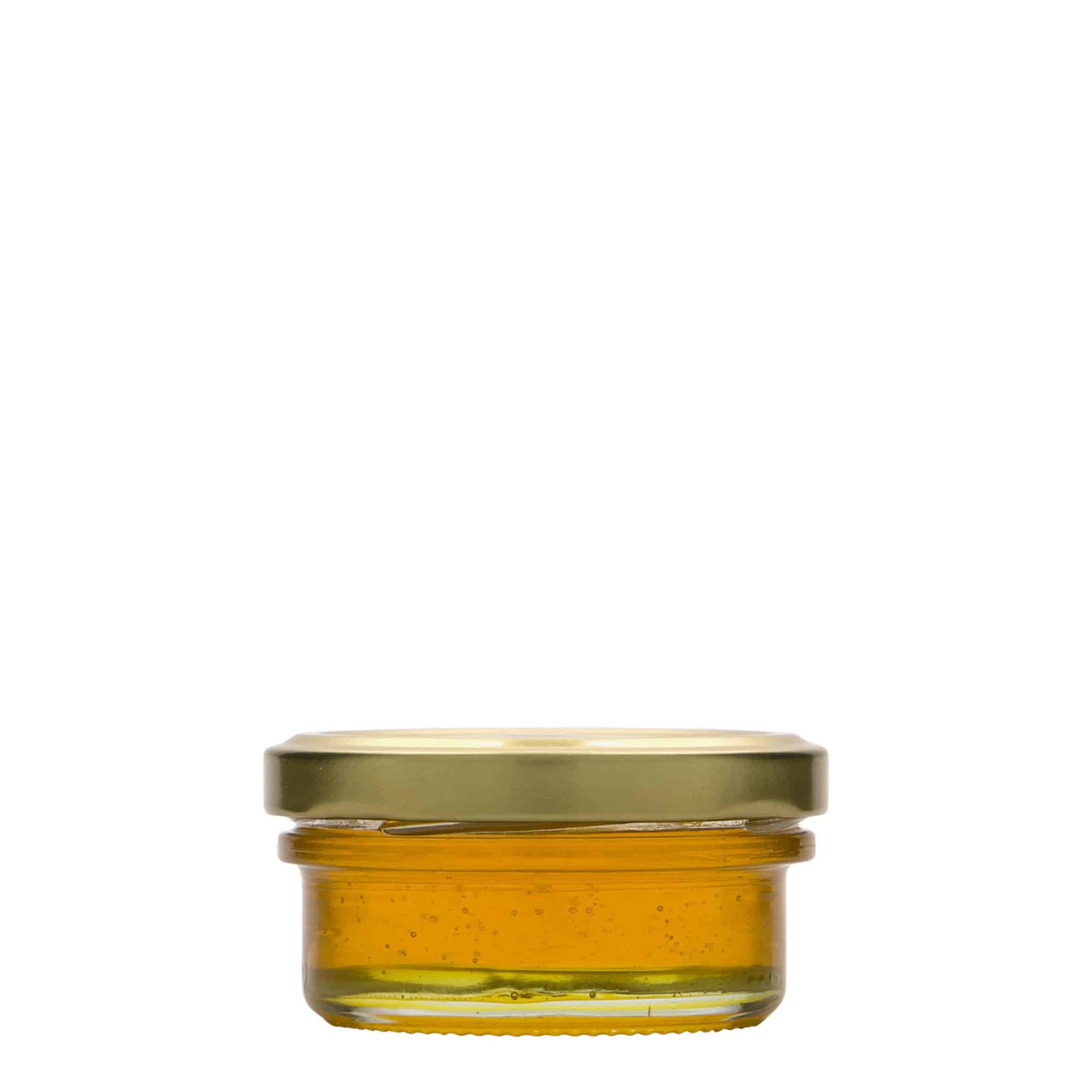 65 ml ploska kozarec za vlaganje, odprtina: Twist-Off (TO 66)
