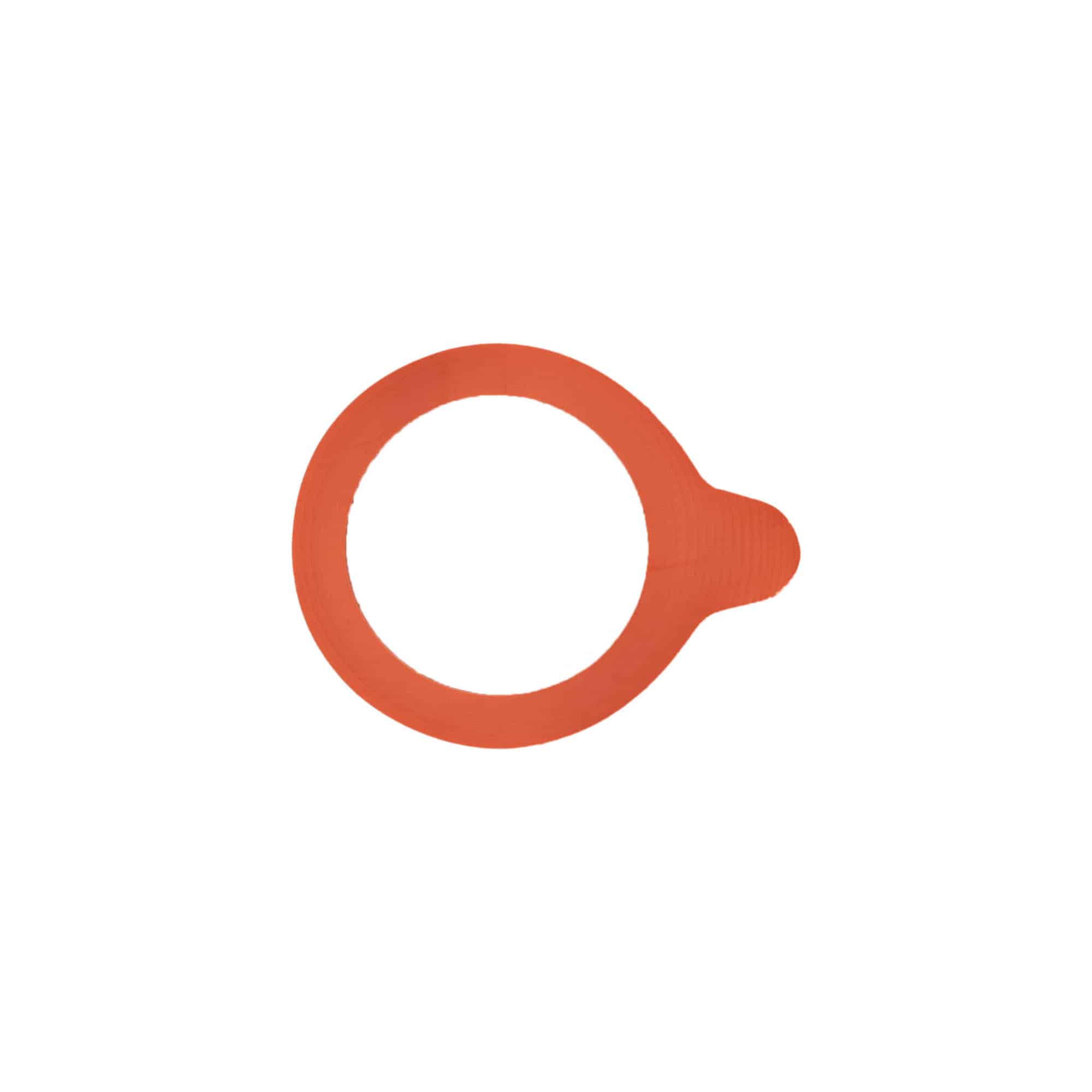 WECK-vrečični obroč RR40, rdeč, odprtina: okrogel rob