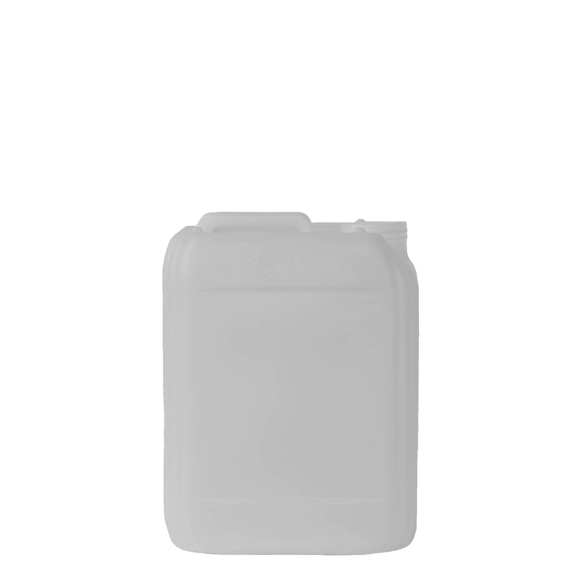 5 l kanister, pravokoten, HDPE-plastika, naraven, odprtina: ND 55