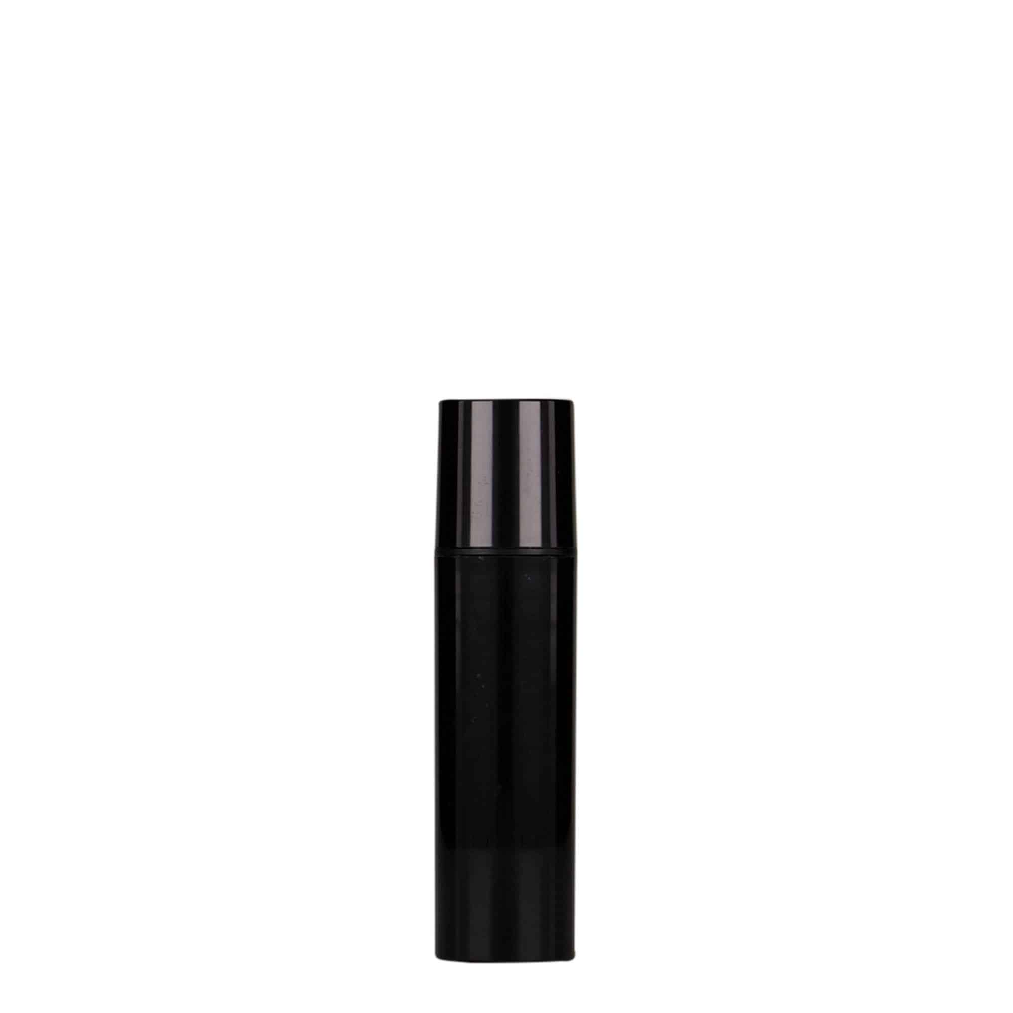 10 ml brezzračni dozirnik »Nano«, plastika PP, črna