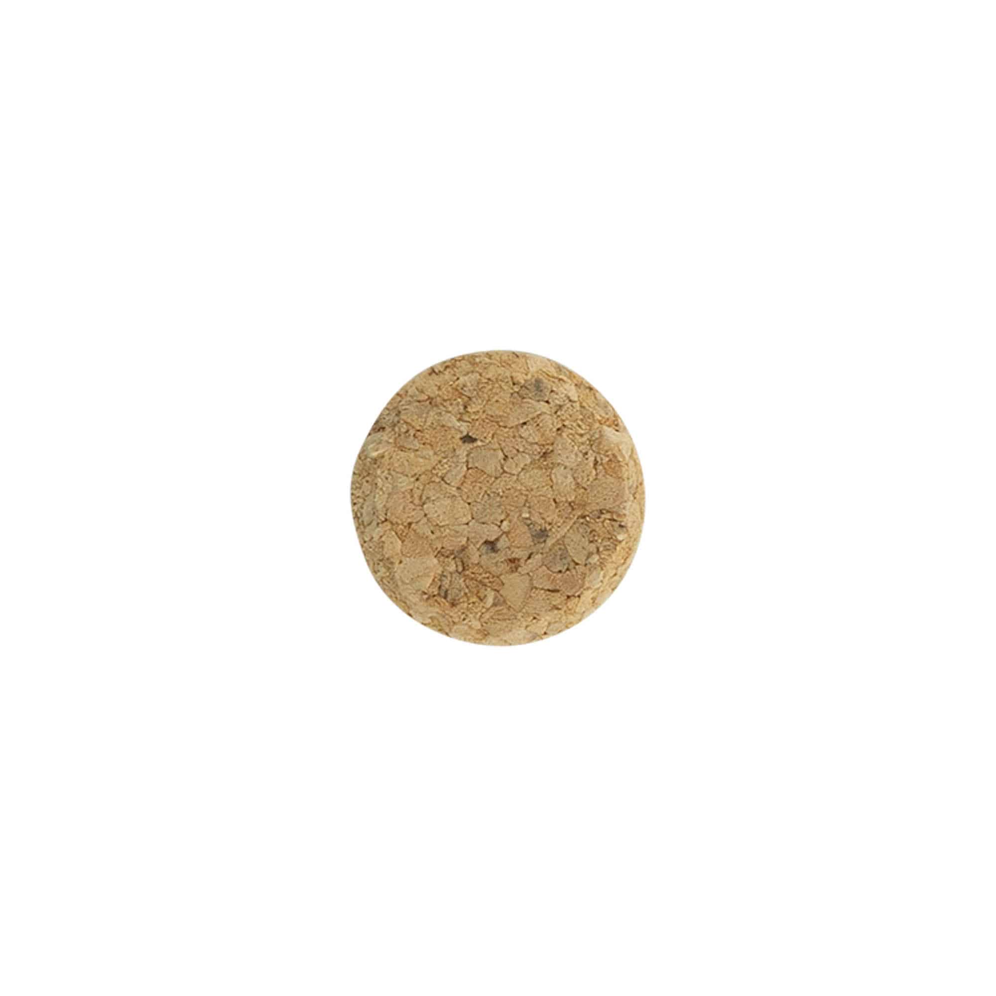 Plutovinast zamašek za vino 22,5 mm, naravna pluta, bež, za ustje: pluta