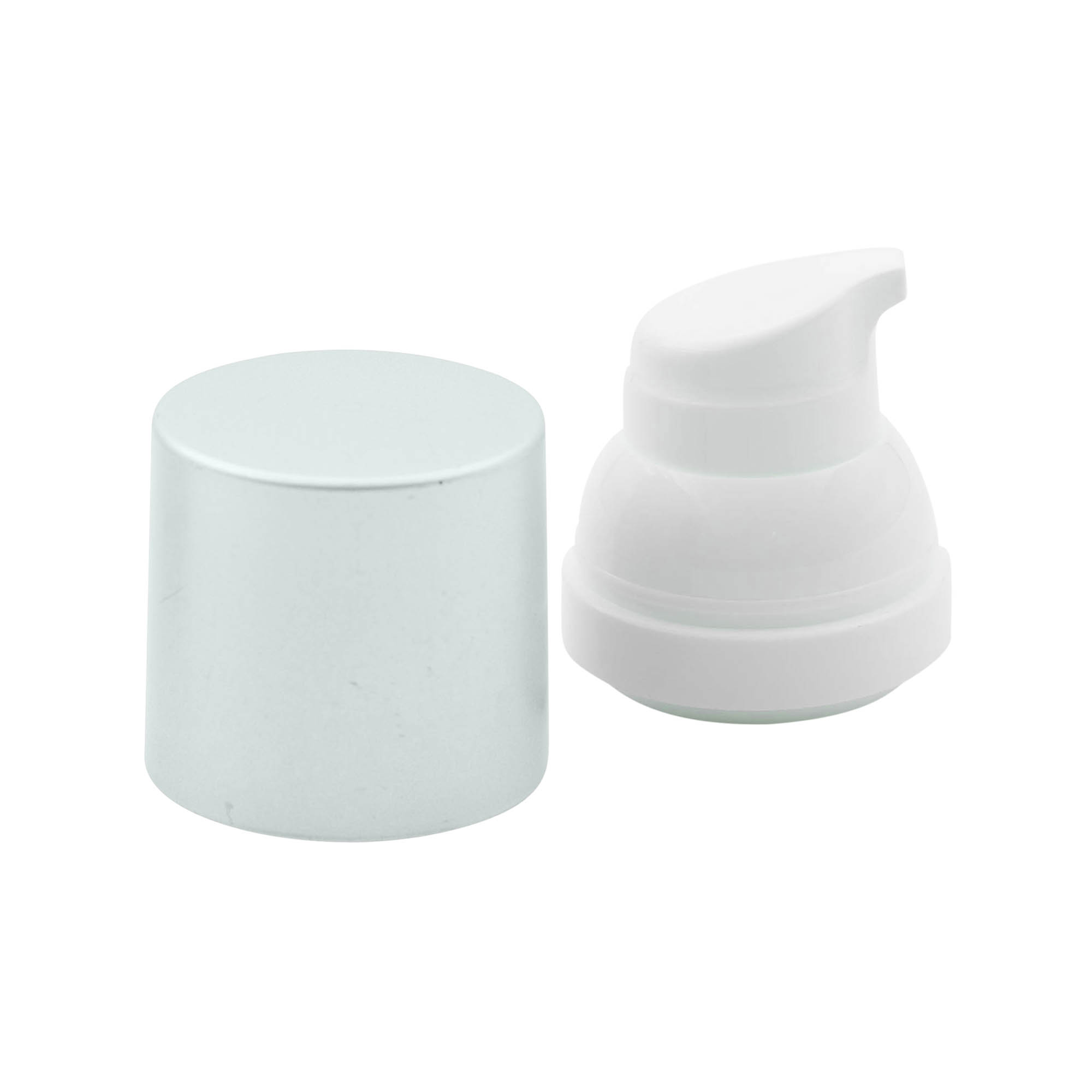 Airless-Spender Pumpkopf 'Mezzo', PP-Kunststoff, silber