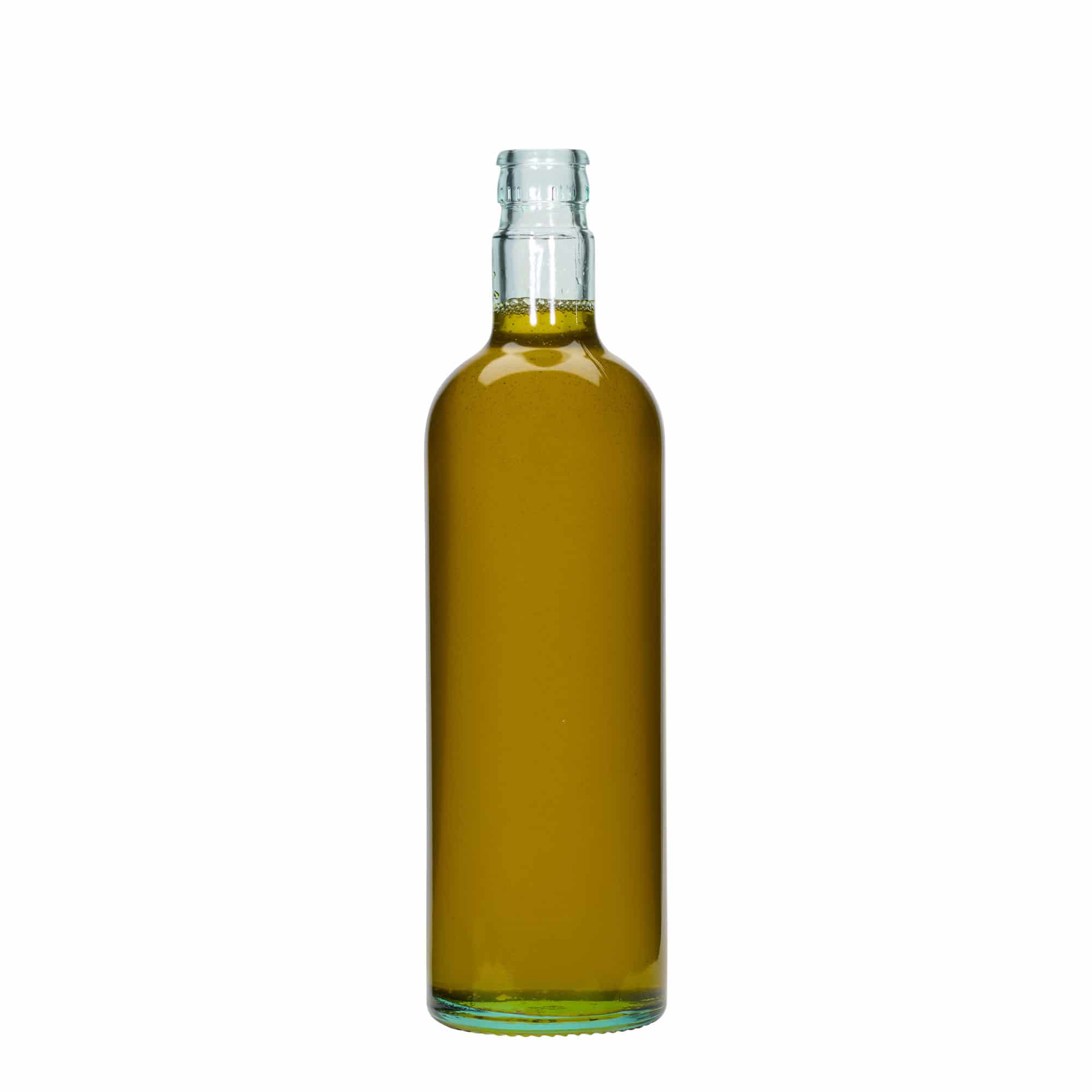 750 ml steklenica za kis/olje »Willy New«, steklo, svetlo zelena, ustje: DOP