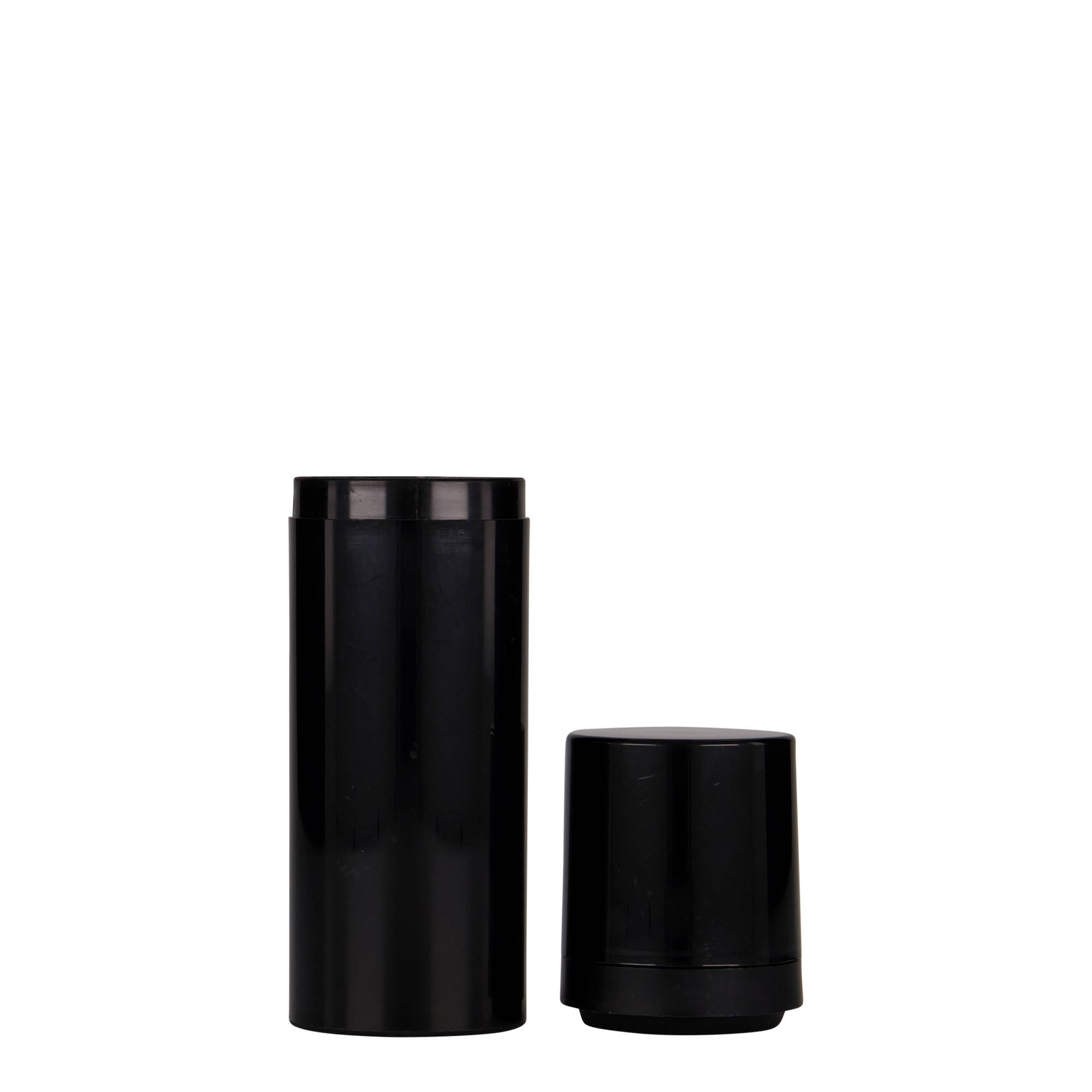 50 ml Airless dozirnik 'Mezzo', PP-plastika, črn