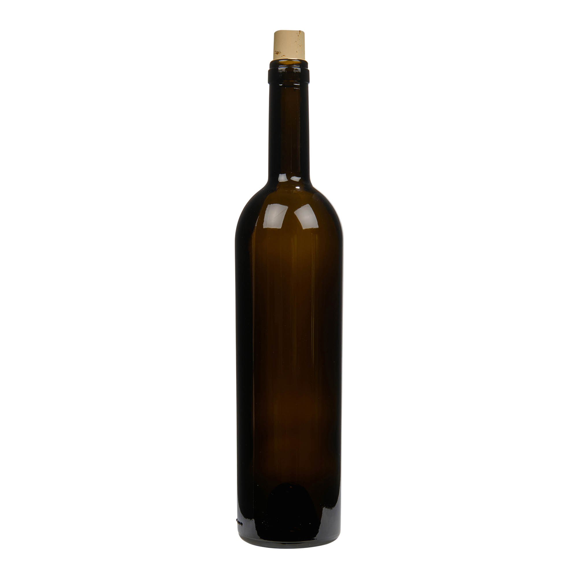 750 ml vinska steklenica 'Liberty', starinsko zelena, odprtina: pluta