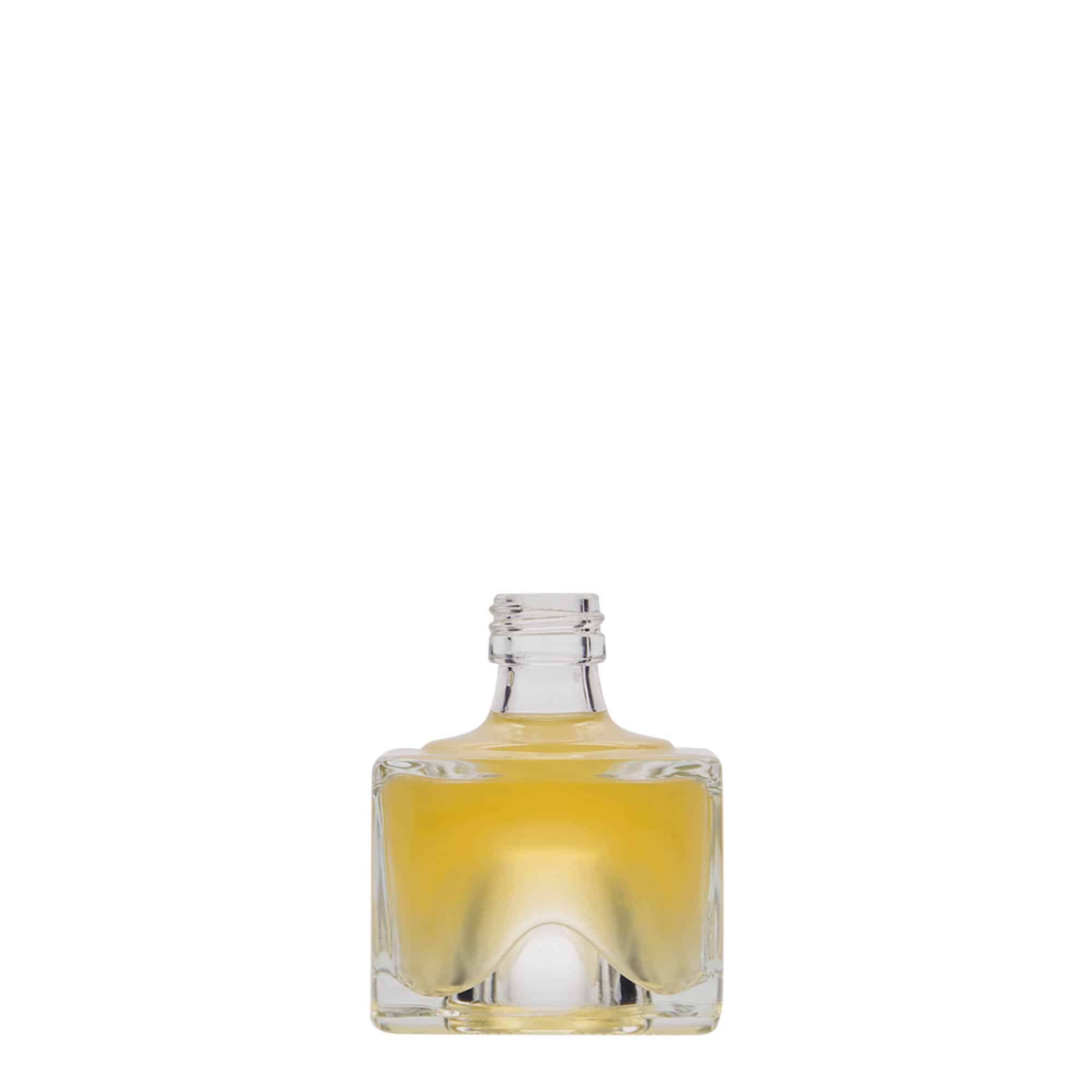 40 ml steklena steklenica »Cocolores«, kvadratna, ustje: PP 18
