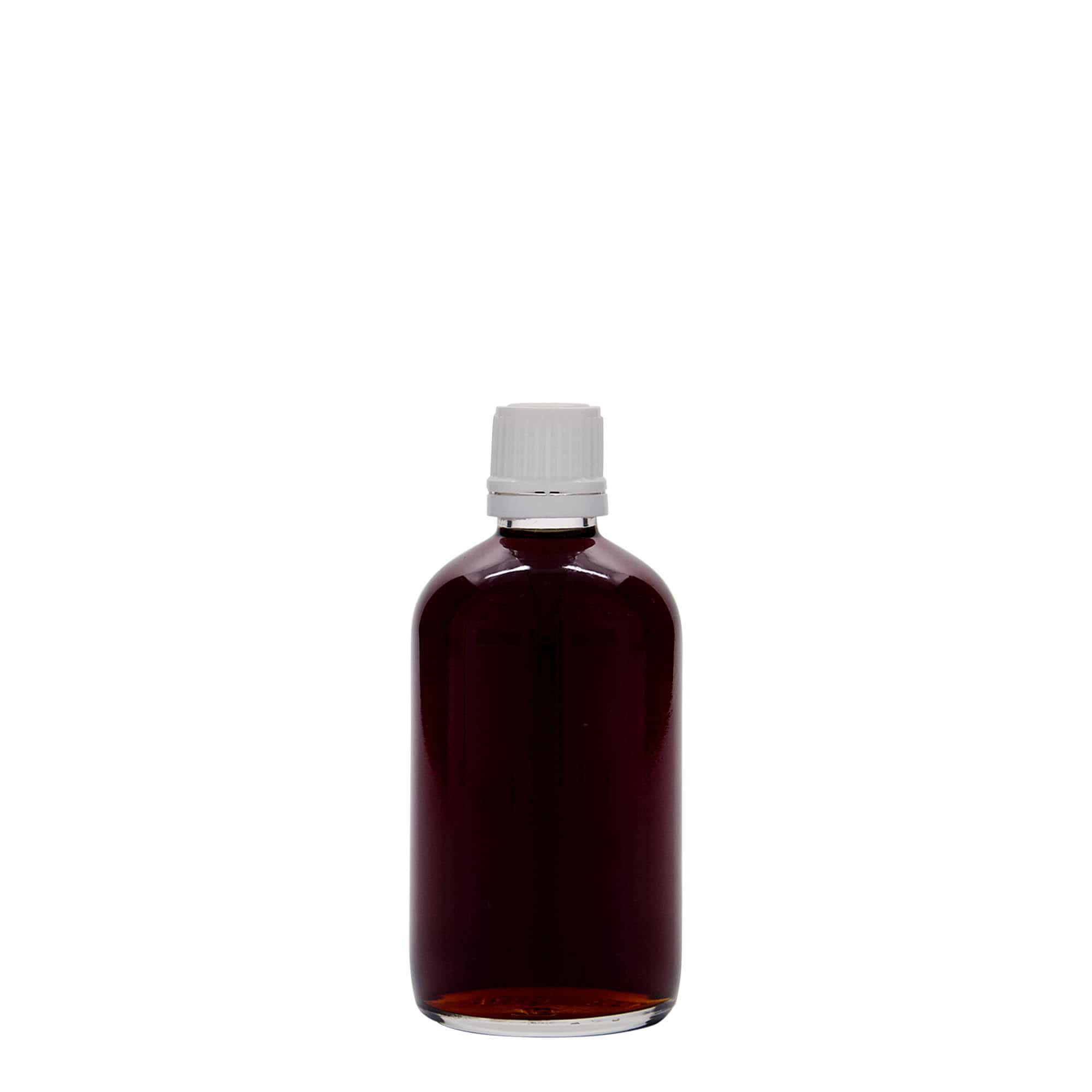 100 ml medicinska steklenička, steklo, odprtina: DIN 18 100 ml medicinska steklenička, steklo, odprtina: DIN 18