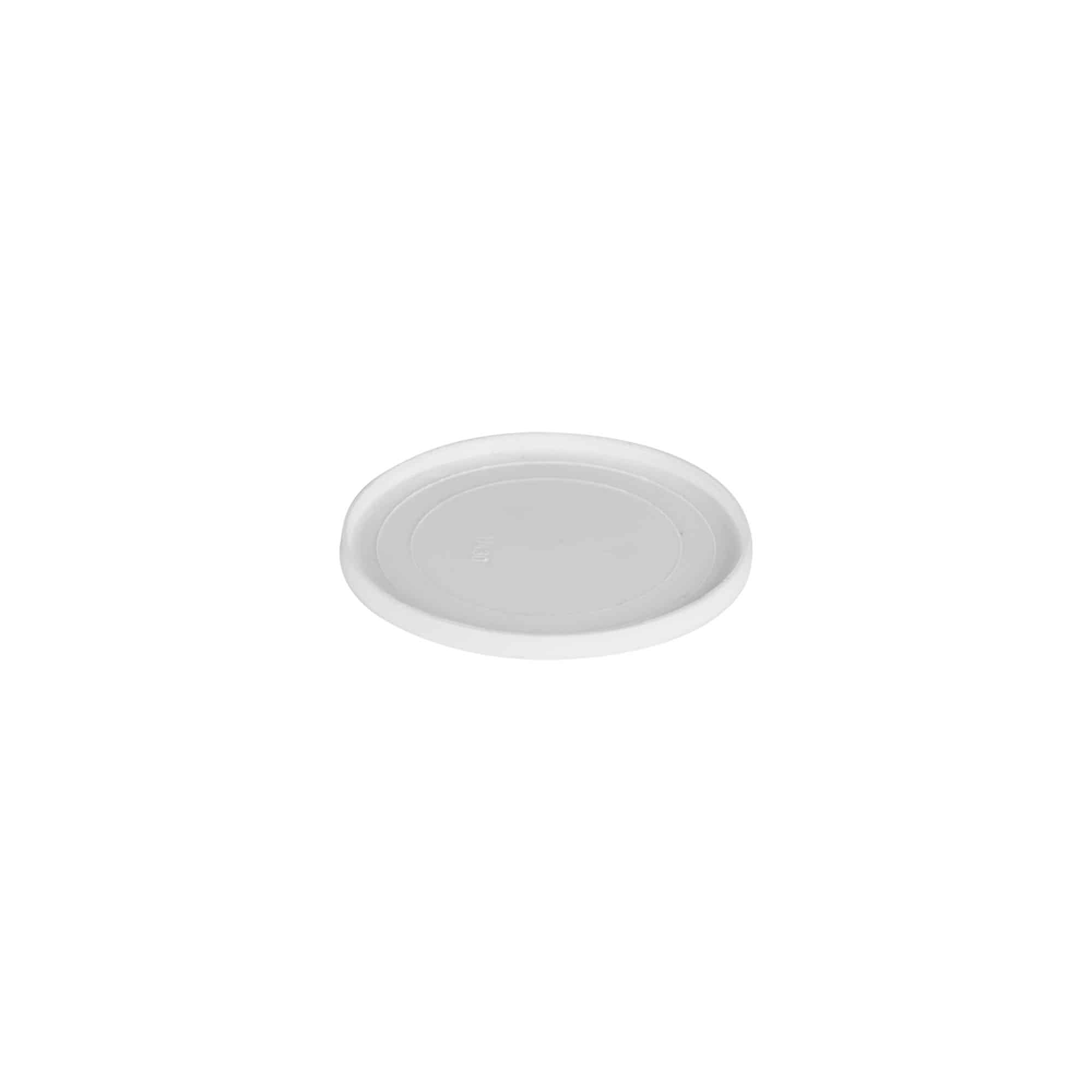 Zaščitni pokrovček za 15 ml 'Bianca', PP-plastika, bel