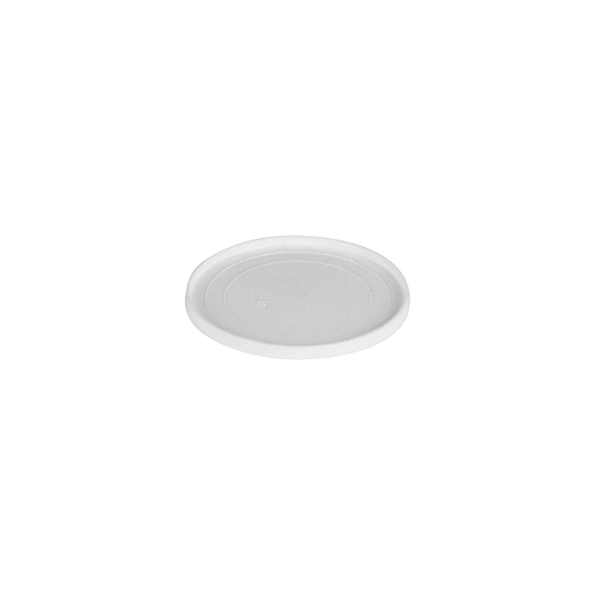 Zaščitni pokrovček za 15 ml 'Bianca', PP-plastika, bel
