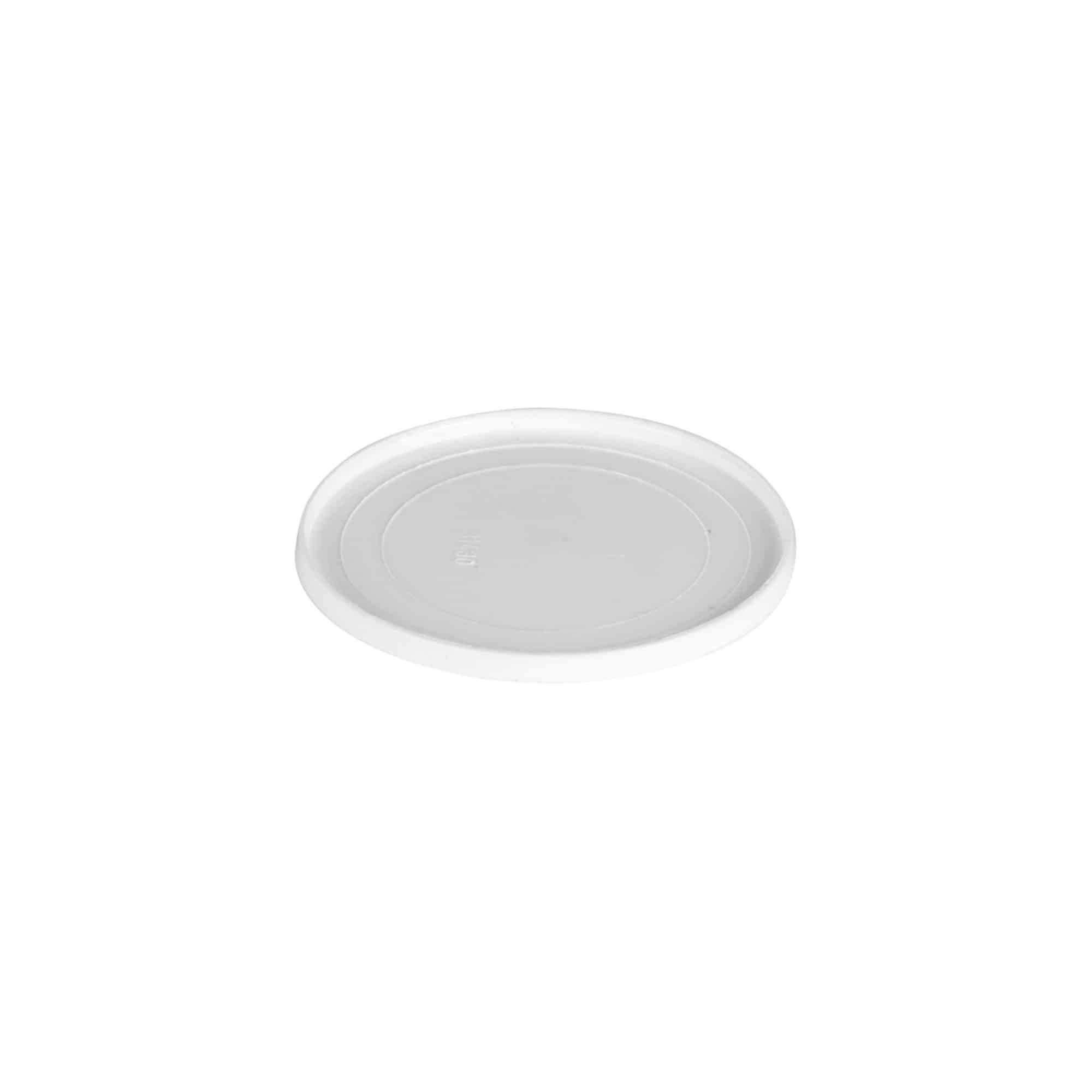 Zaščitni disk za 30 ml 'Bianca', PP-plastika, bela