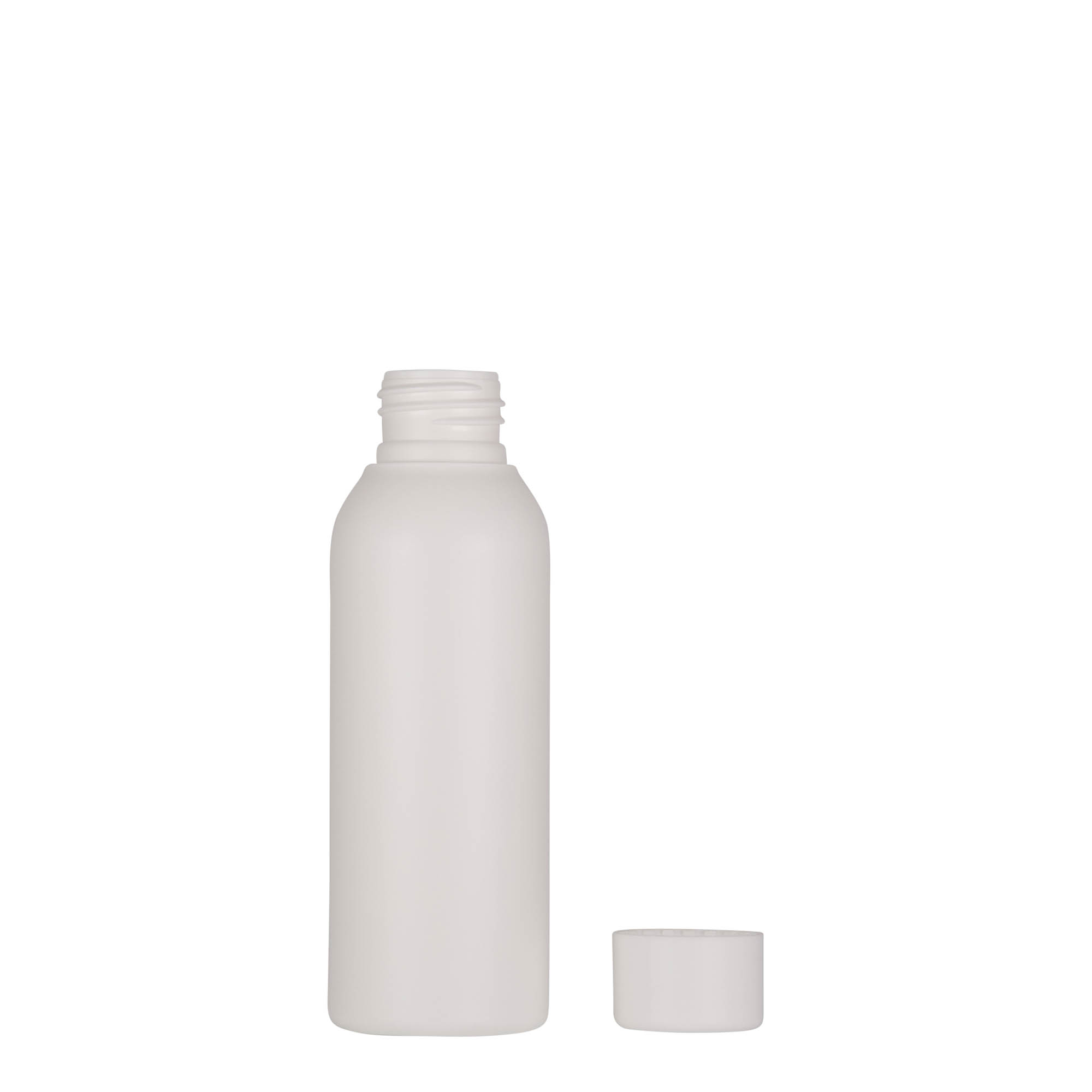 100 ml plastična steklenička 'Tuffy', HDPE, bela, odprtina: 24/410