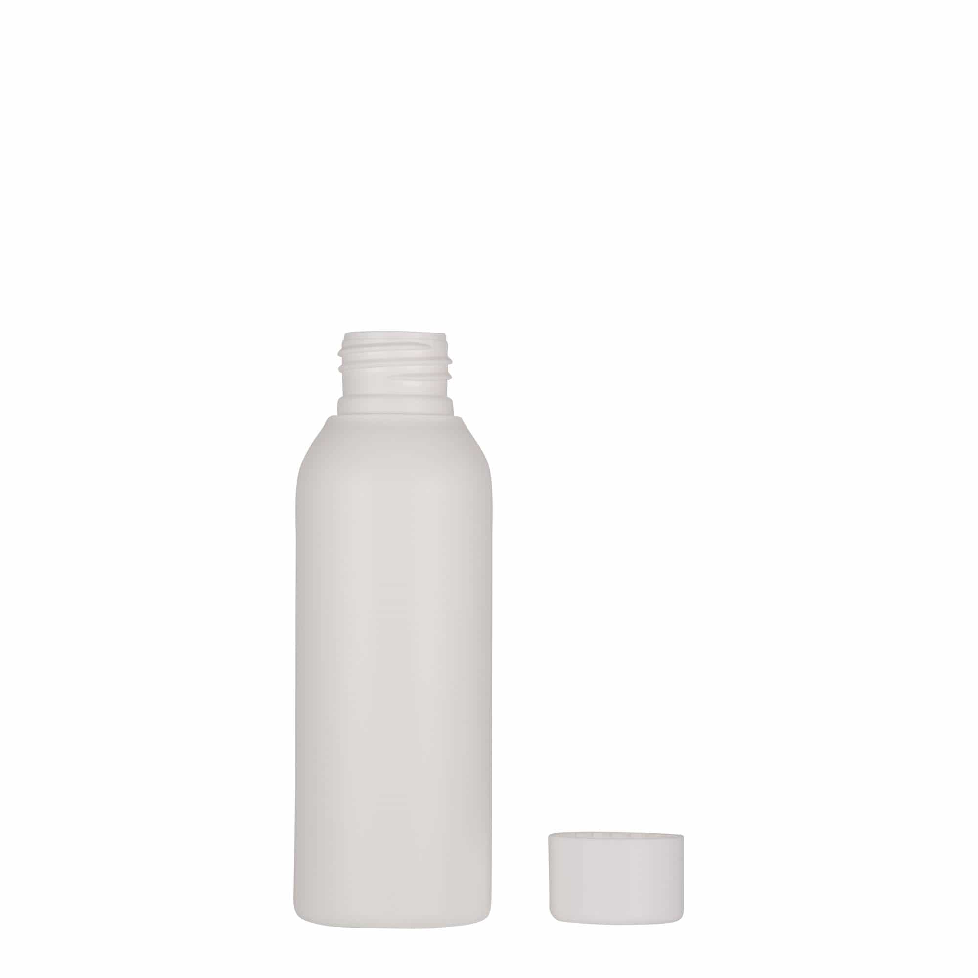 100 ml plastična steklenička 'Tuffy', HDPE, bela, odprtina: 24/410