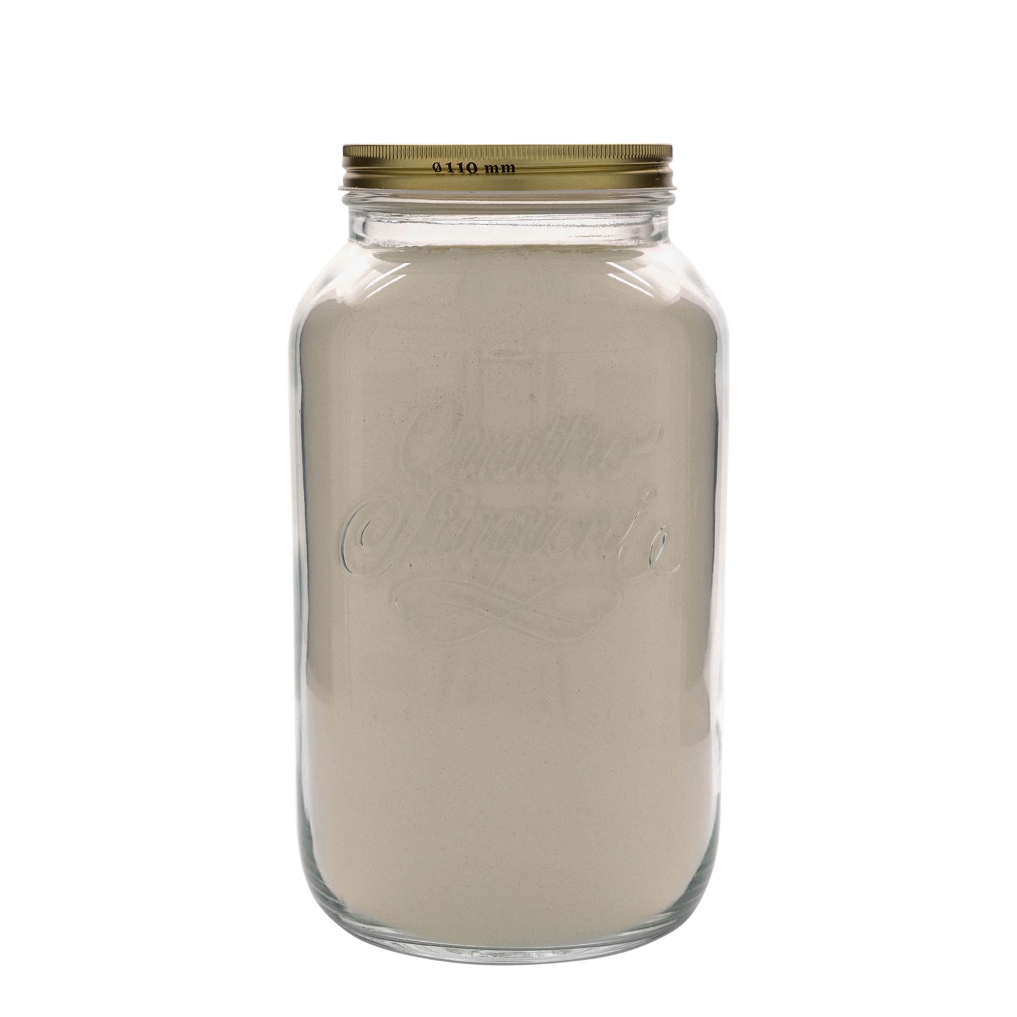 3.800 ml steklenica 'Quattro Stagioni', odprtina: navojni zamašek