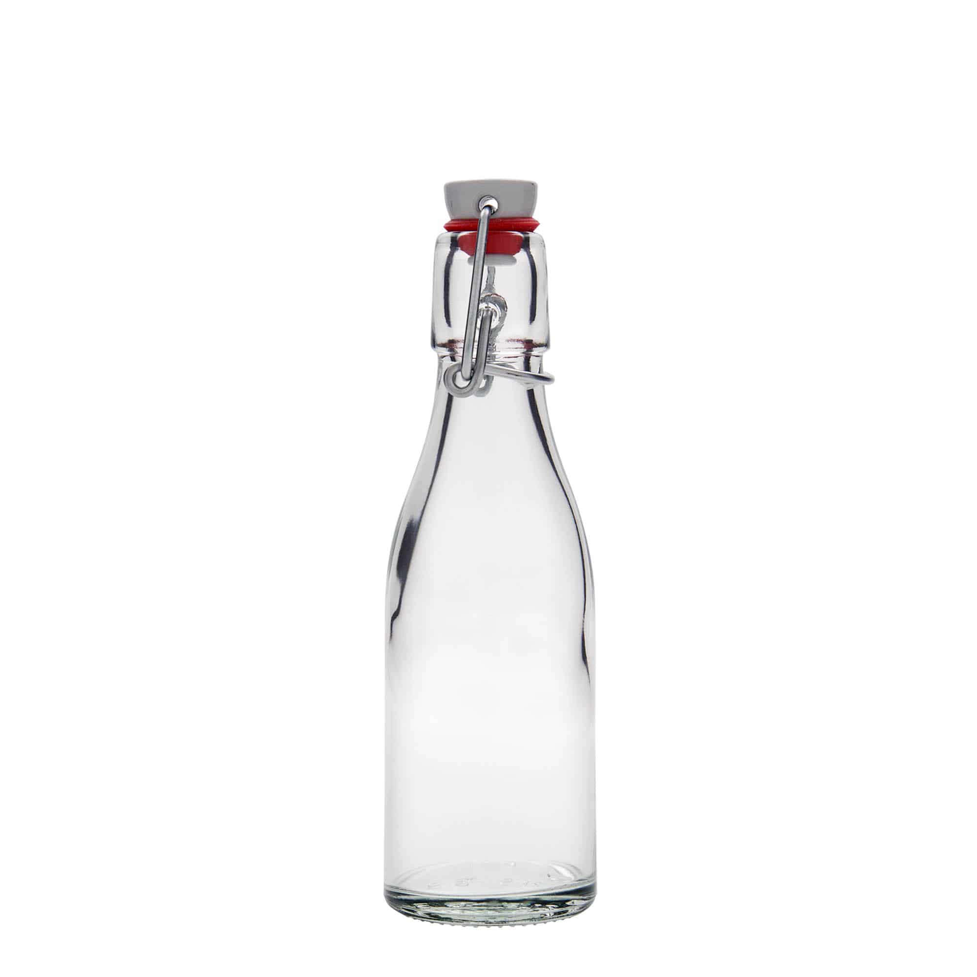 200 ml steklena steklenica »Paul«, ustje: zamašek s tesnilom