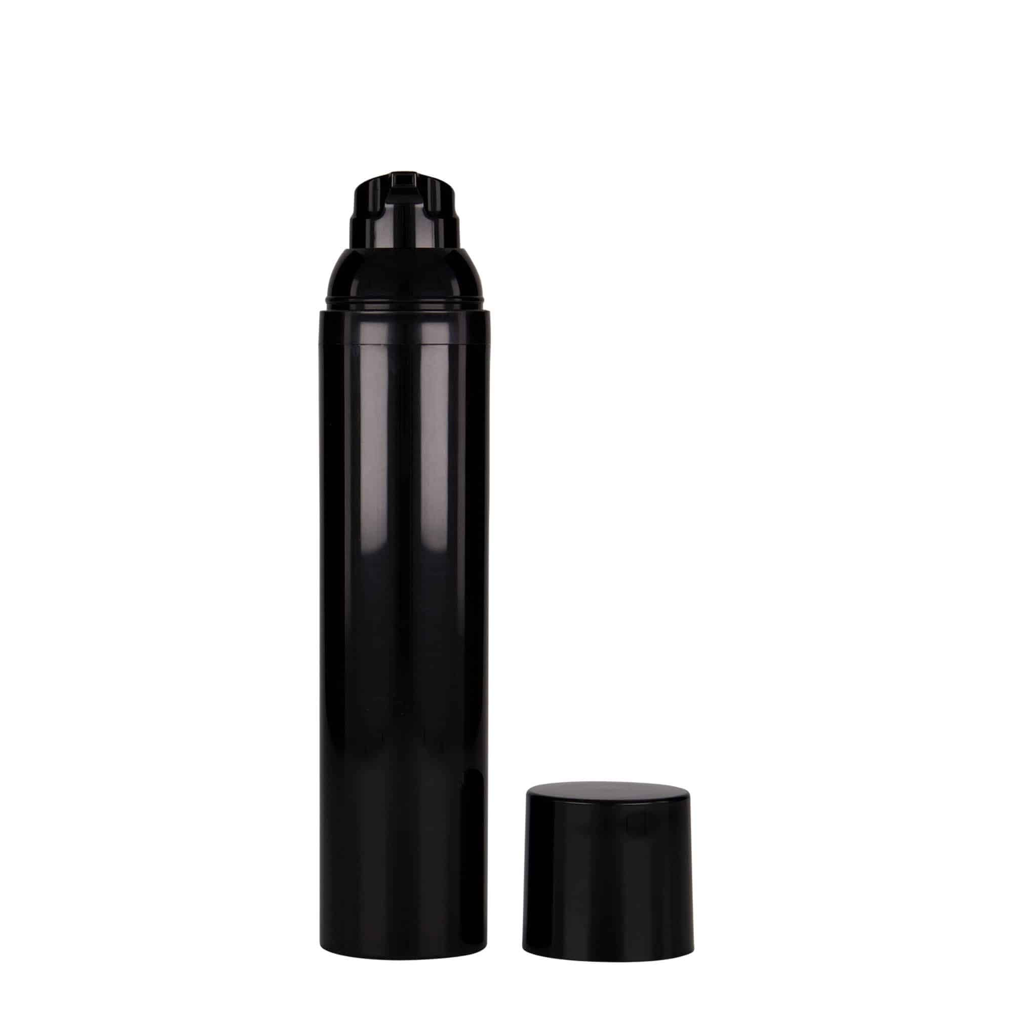 100 ml brezzračni dozirnik »Mezzo«, plastika PP, črna