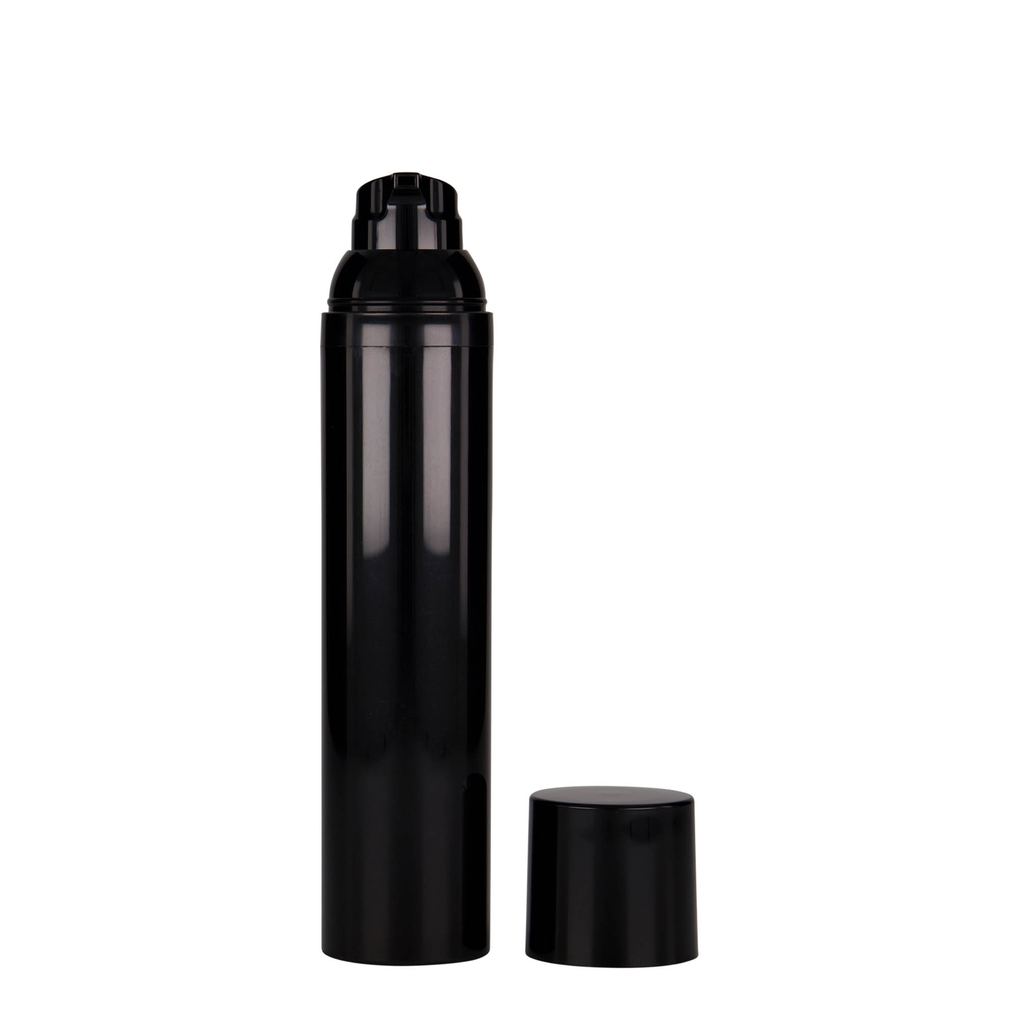 100 ml Airless dozirnik 'Mezzo', PP-plastika, črn