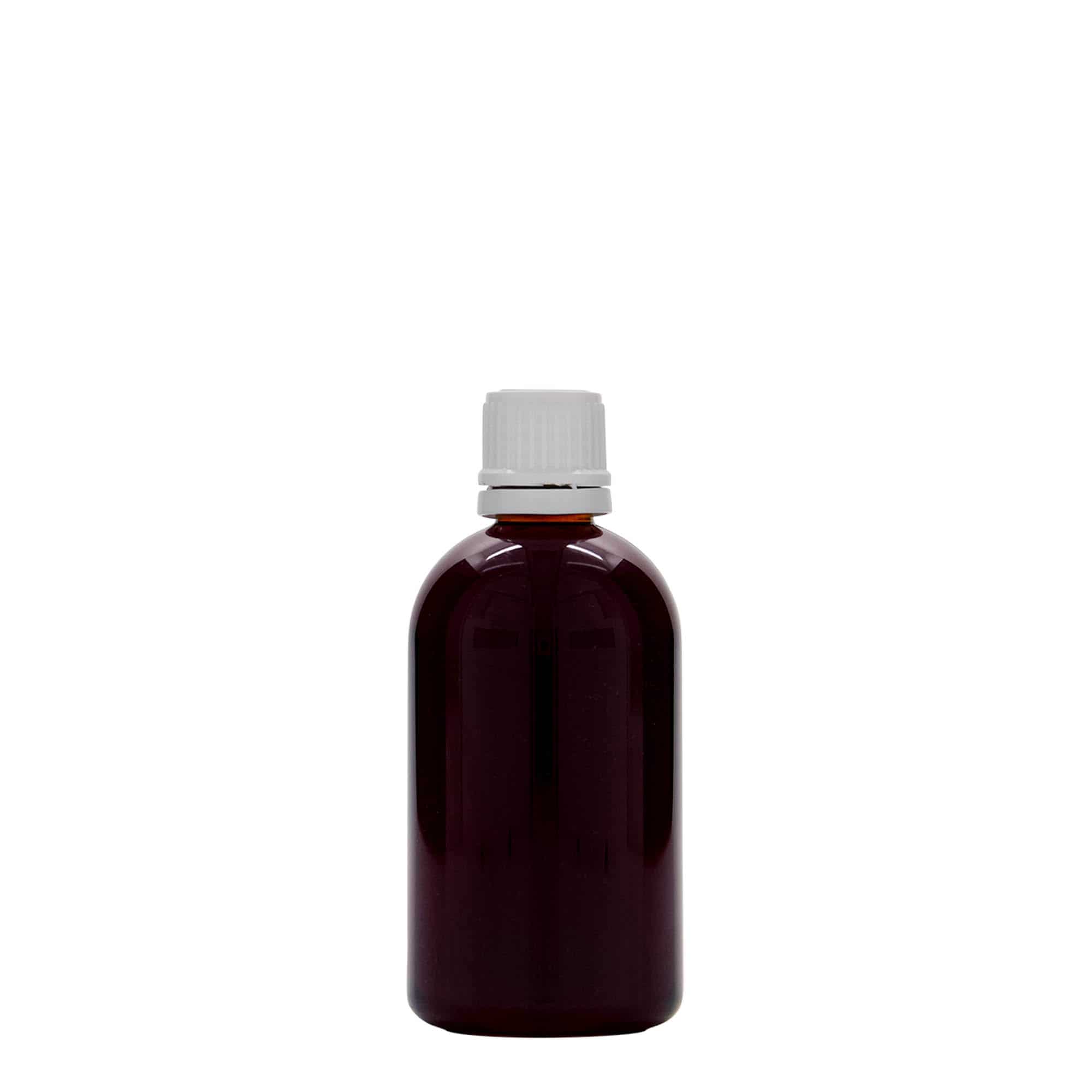 100 ml PET-medicinska steklenička 'Easy Living', plastika, odprtina: DIN 18