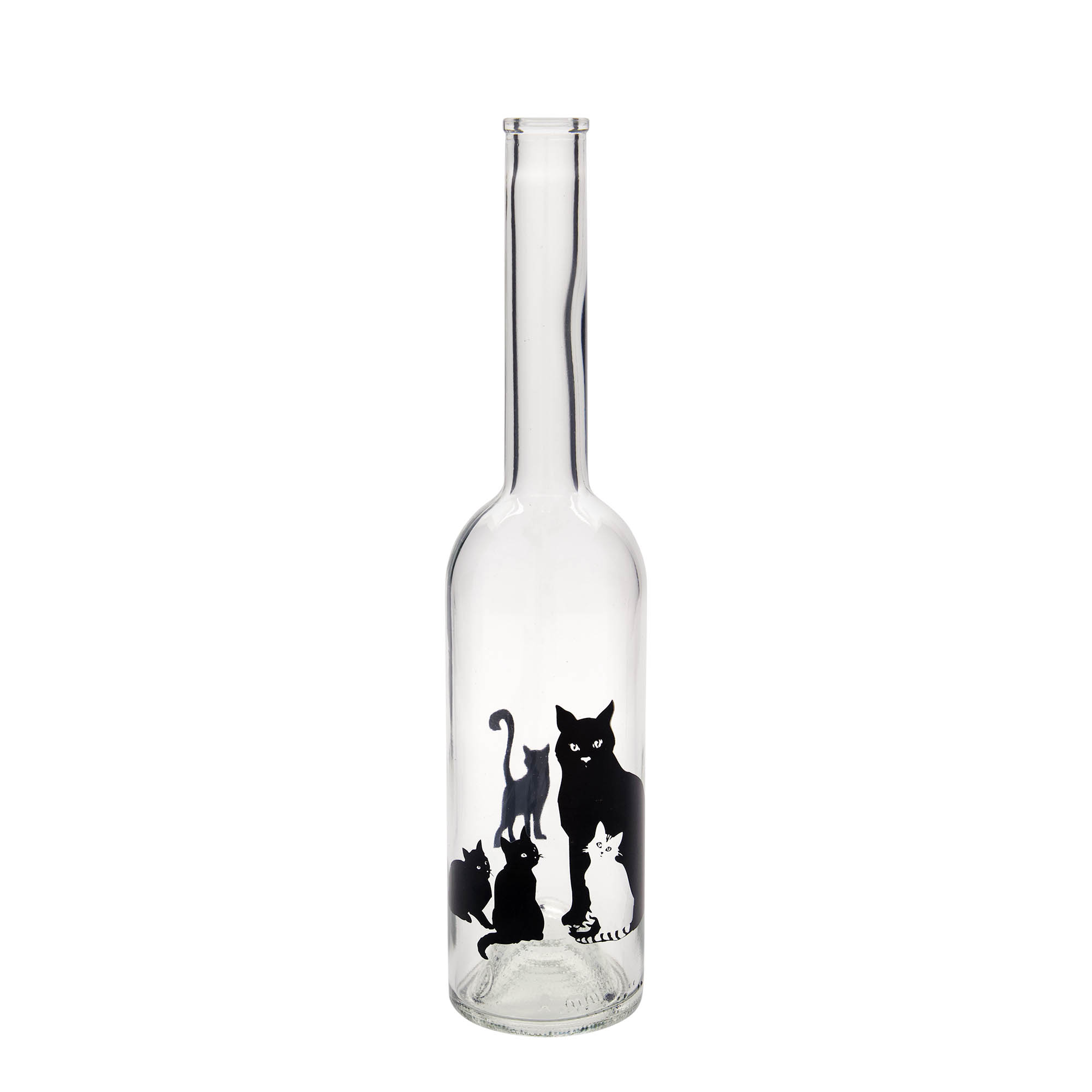 500 ml steklenica 'Opera', motiv: mačke, odprtina: pluta 500 ml steklenica 'Opera', motiv: mačke, odprtina: pluta