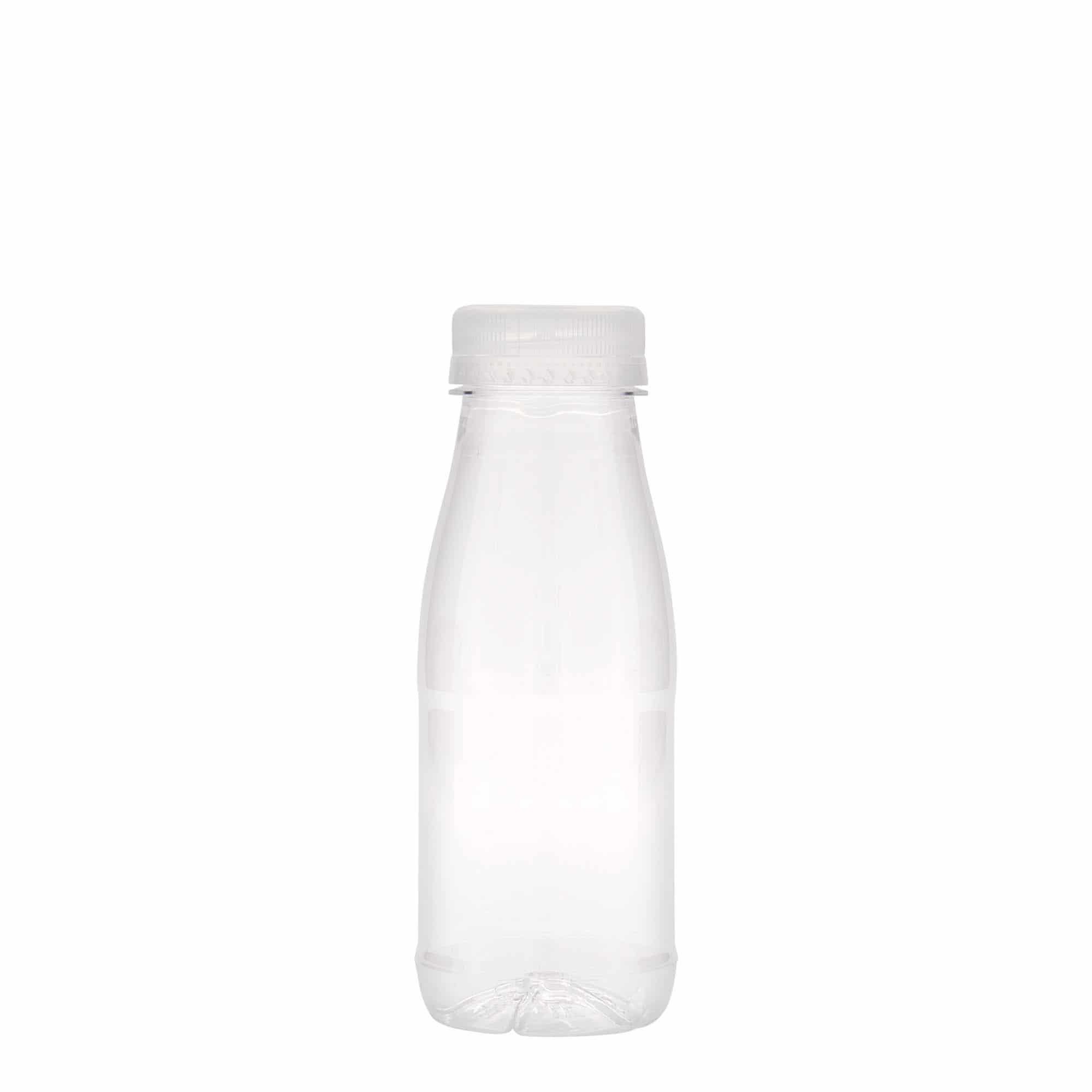 250 ml steklenica iz PET plastike »Milk and Juice«, plastika, ustje: 38 mm