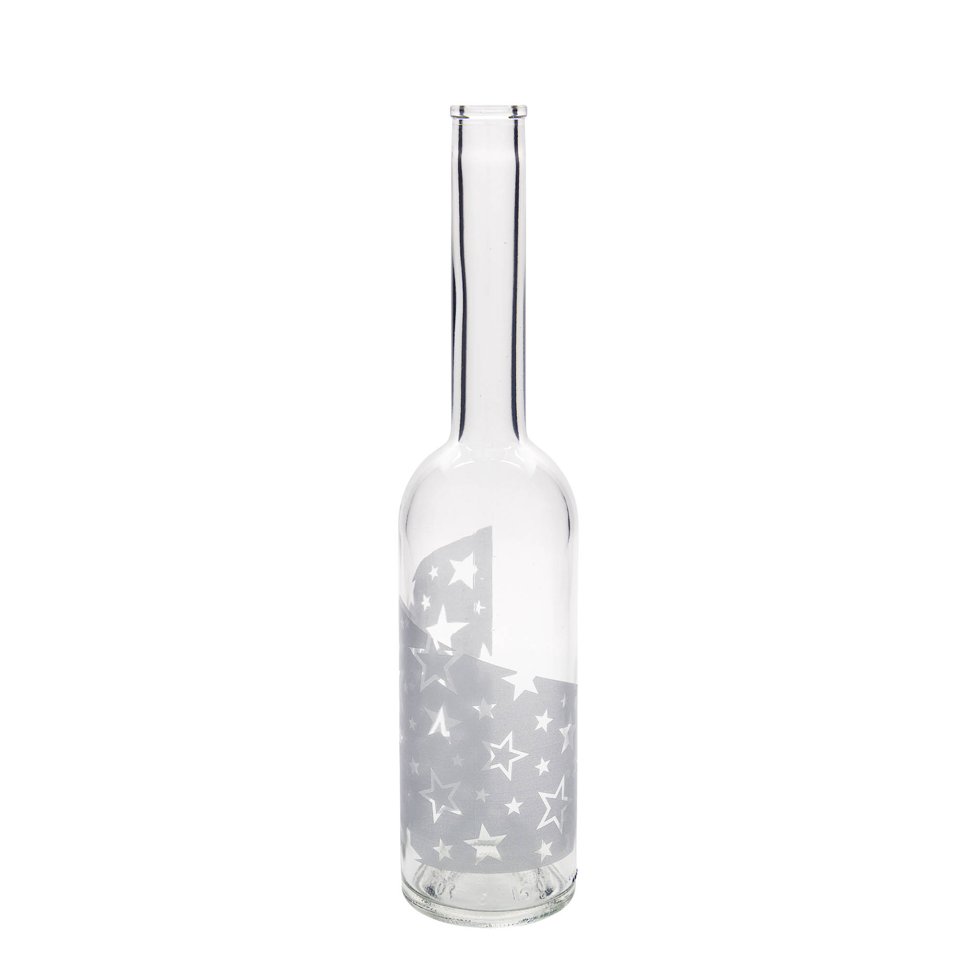 500 ml steklenica 'Opera', motiv: srebrne zvezde, odprtina: pluta 500 ml steklenica 'Opera', motiv: srebrne zvezde, odprtina: pluta