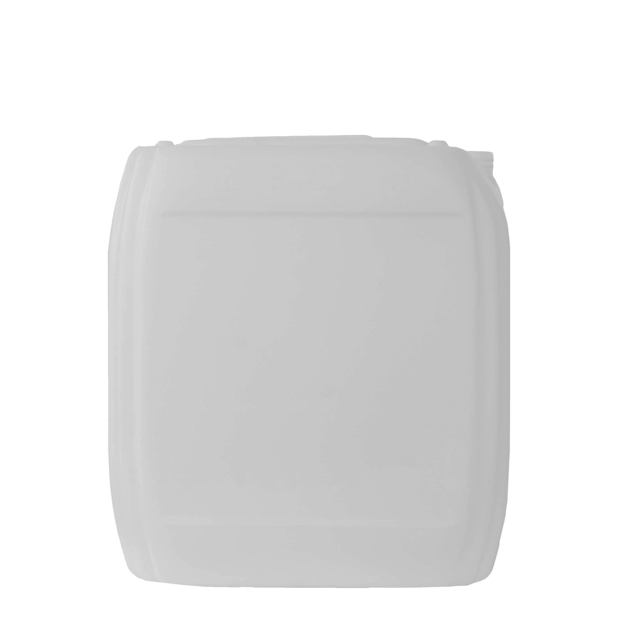25 l kanister, pravokoten, HDPE-plastika, naraven, odprtina: ND 60