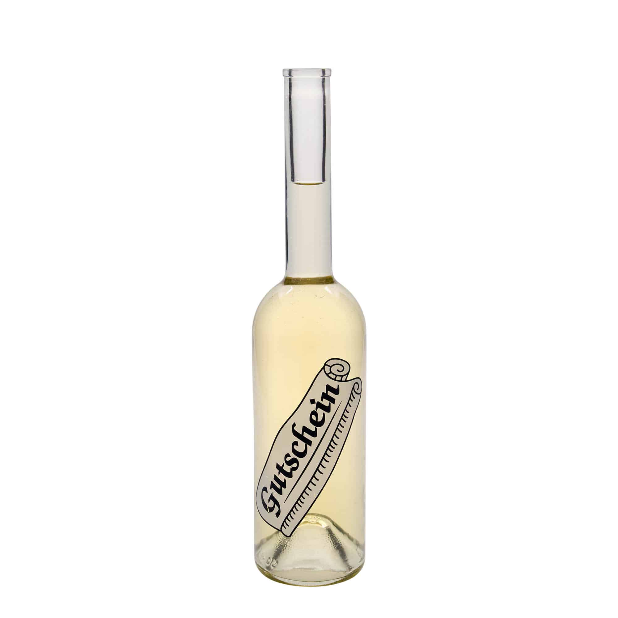 500 ml steklena steklenica »Opera«, motiv: kupon, ustje: pluta