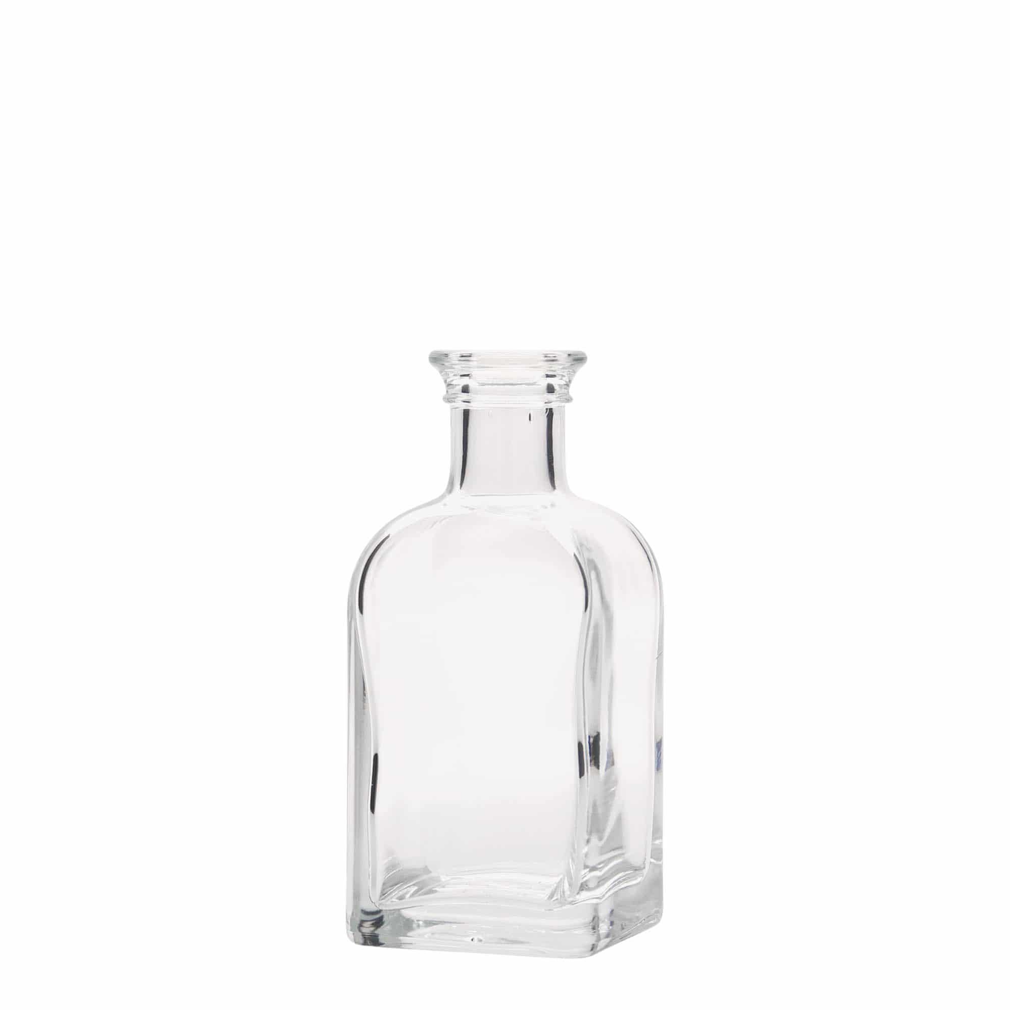 100 ml steklenička Apotheker Carré, kvadratna, odprtina: pluta