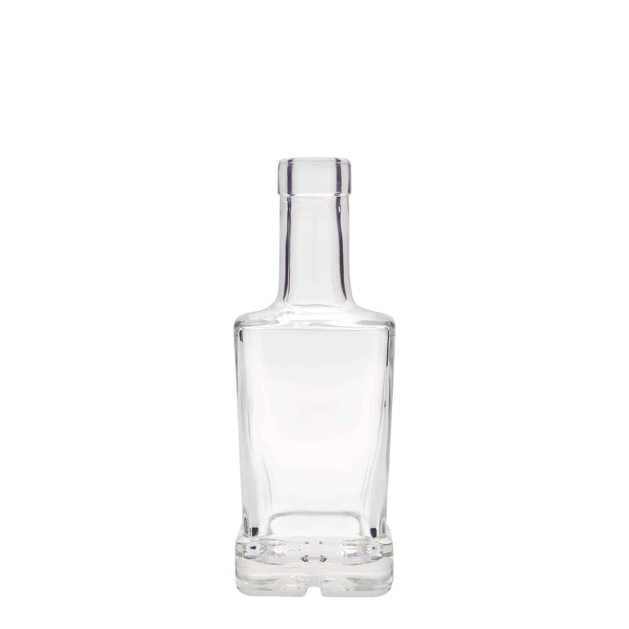 250 ml steklena steklenica »Rene«, kvadratna, ustje: pluta 250 ml steklena steklenica »Rene«, kvadratna, ustje: pluta