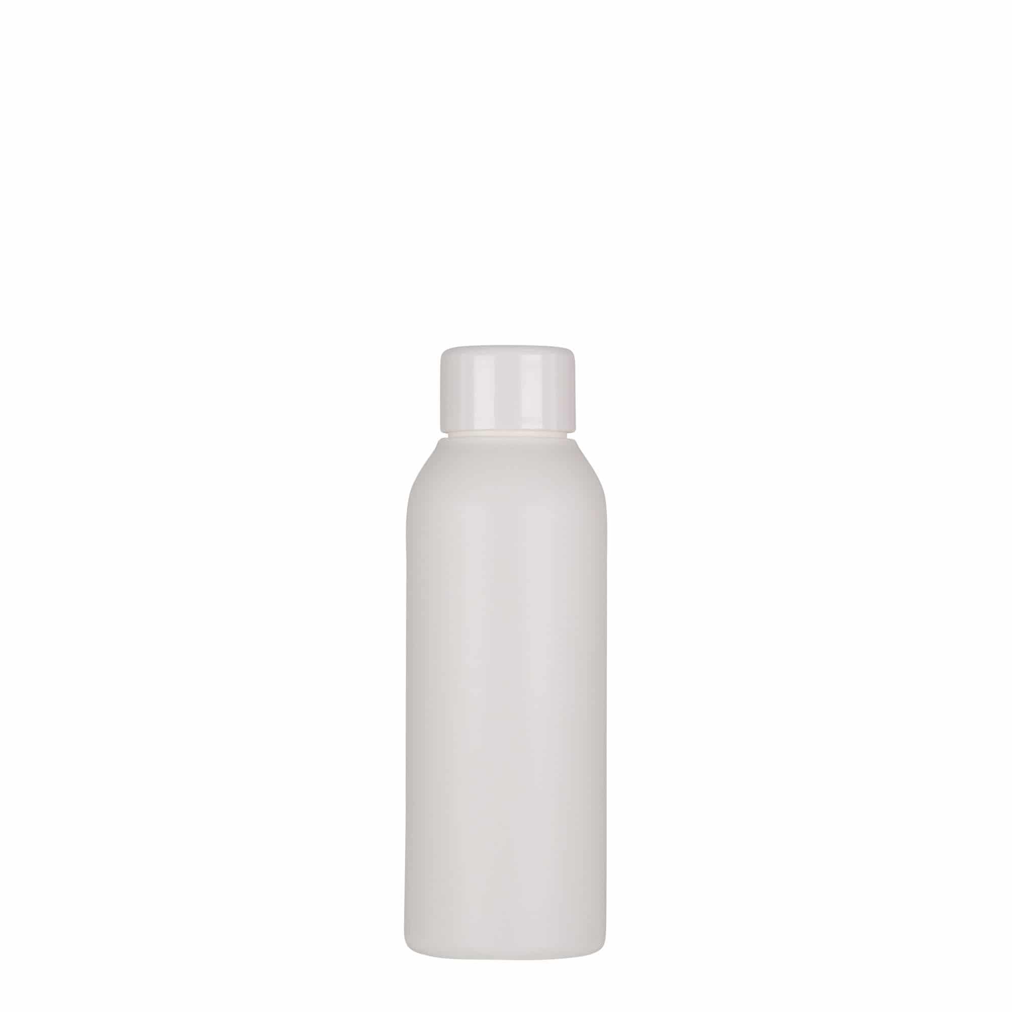 100 ml plastična steklenica »Tuffy«, HDPE, bela, ustje: GPI 24/410