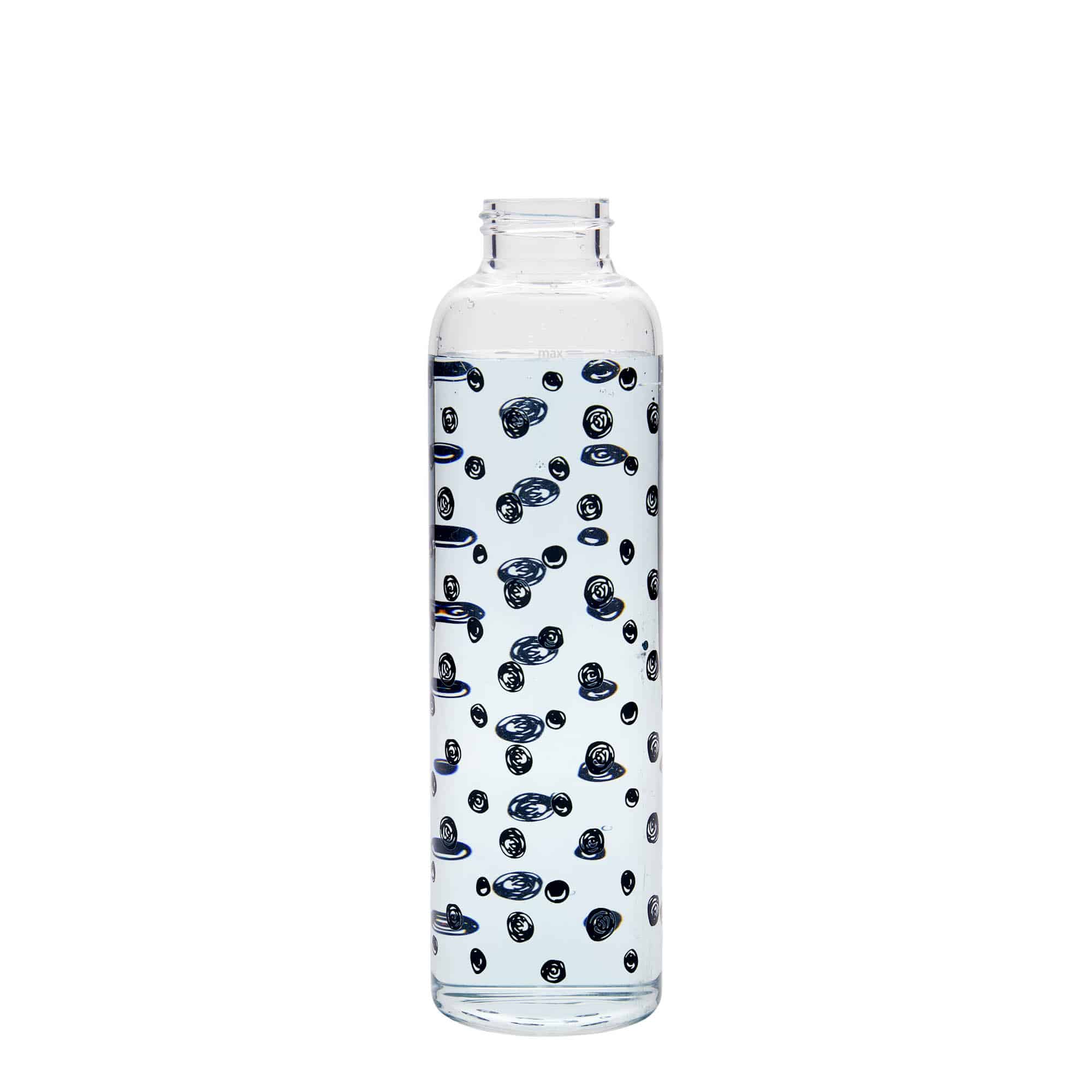 500 ml steklenica za pijačo »Perseus«, motiv: črne pike, ustje: navojni zamašek