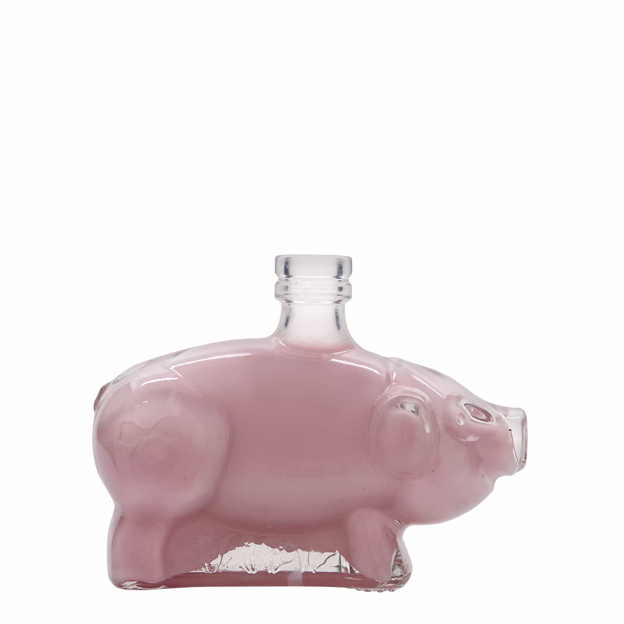 200 ml steklenička »Srečni prašiček«, odprtina: pluta