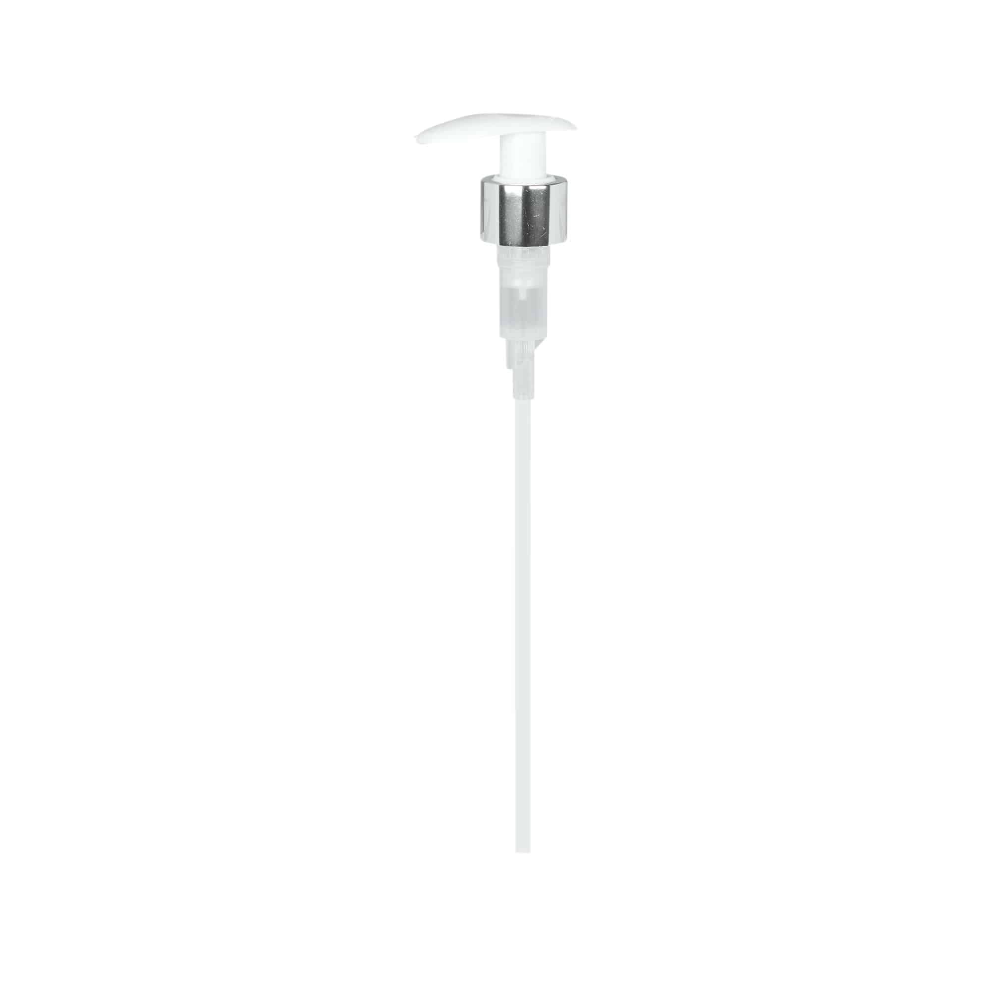 Zaporna črpalka s navojem, PP-plastika, bela, za odprtino: 24/410