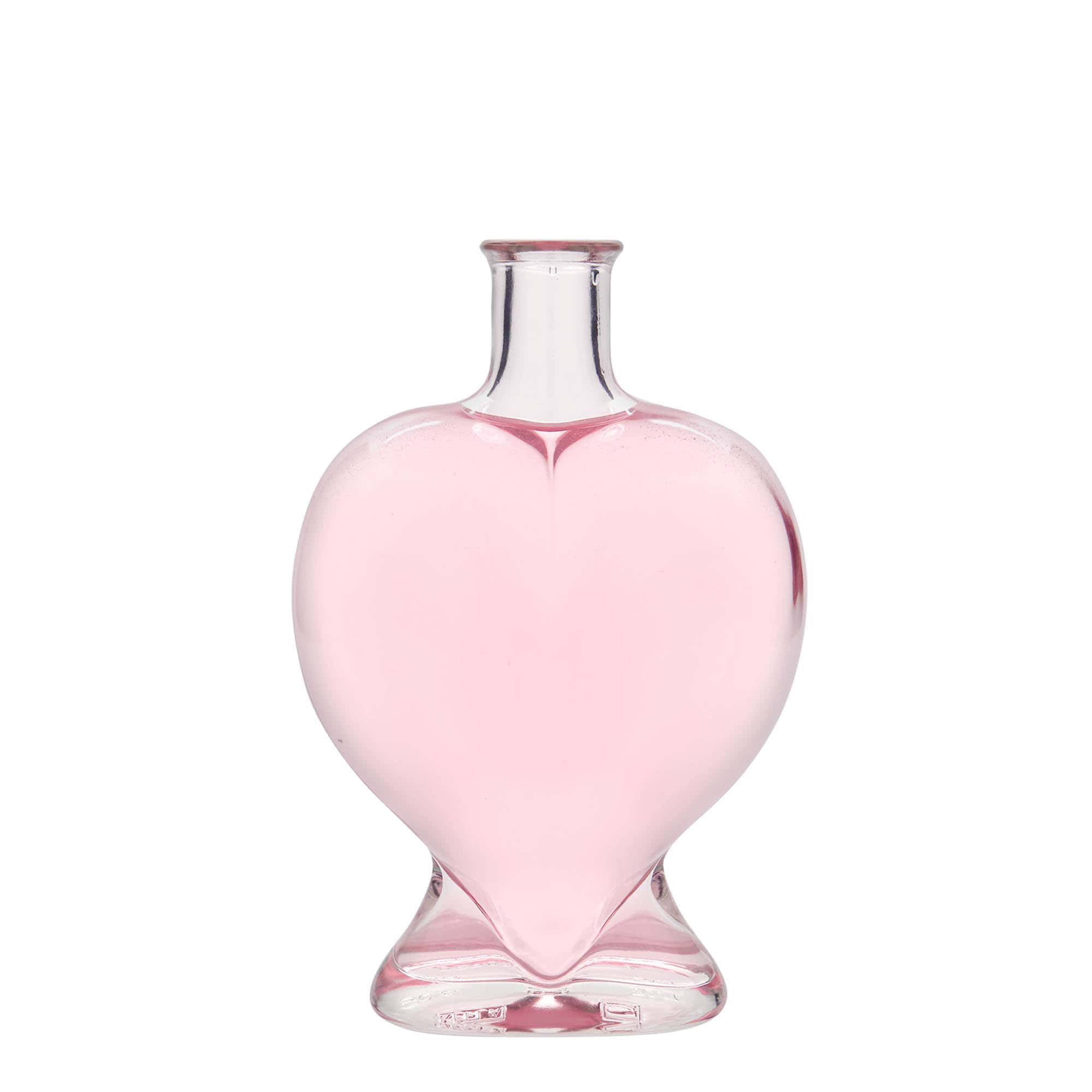 500 ml steklena steklenica »Srce«, ustje: pluta
