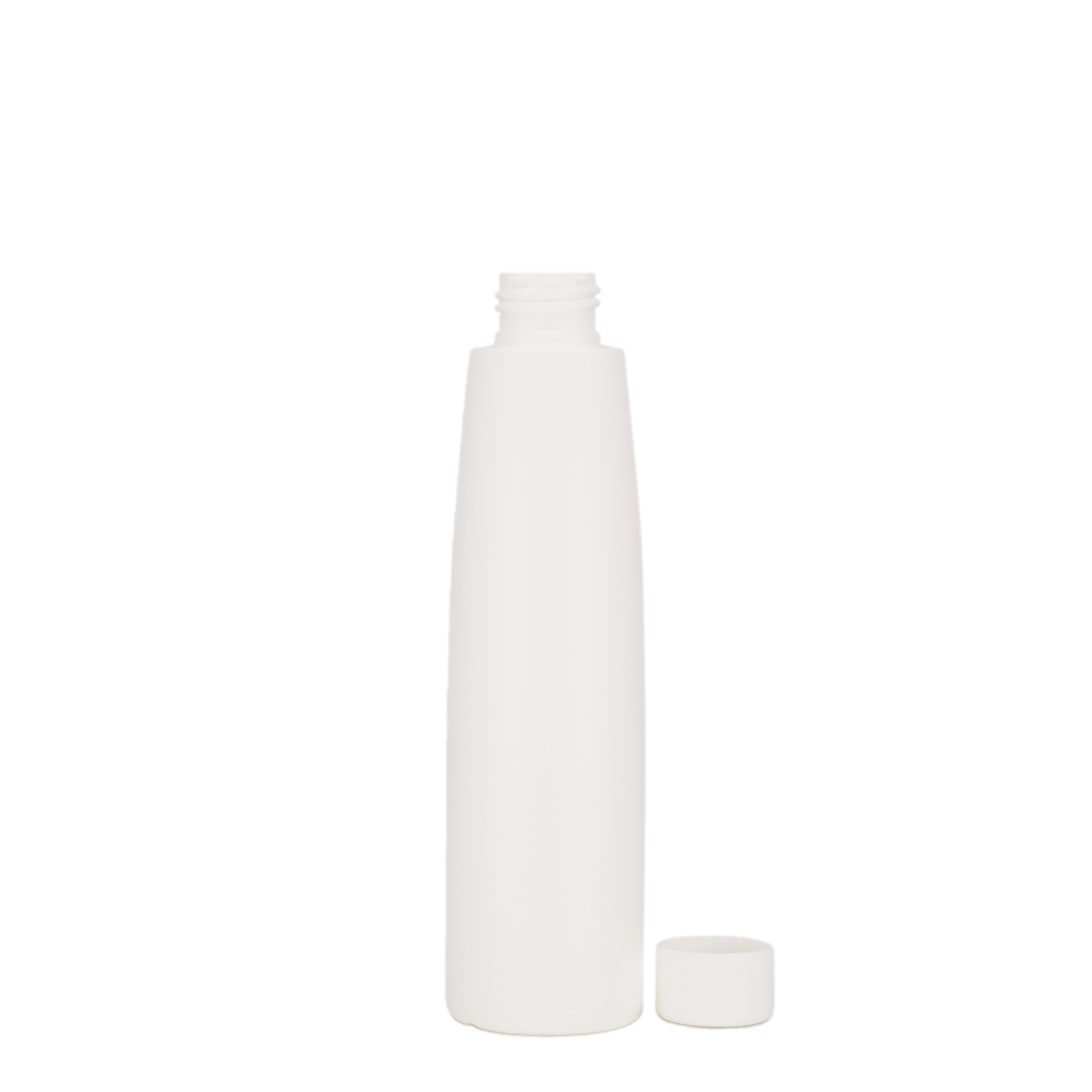 200 ml plastična steklenica 'Donald', HDPE, bela, vrat: 24/410