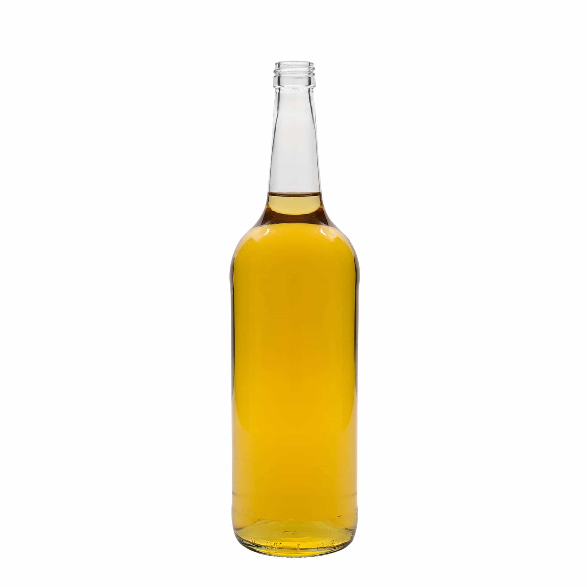 1000 ml steklena steklenica z ravnim vratom, ustje: pluta