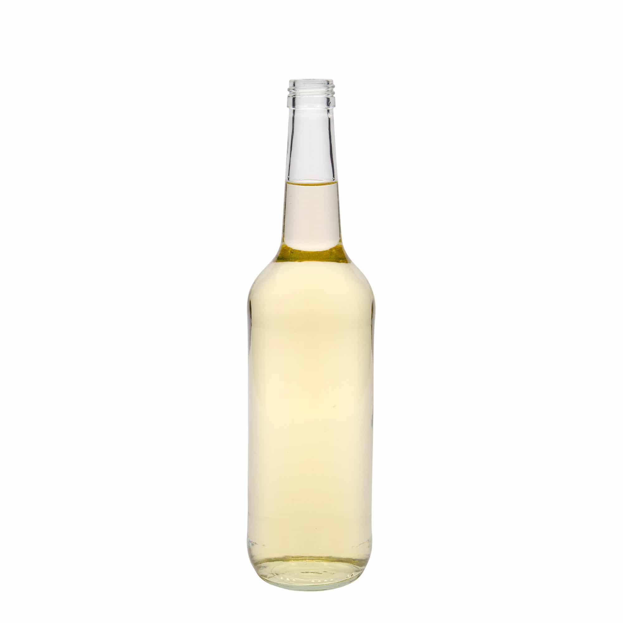 700 ml steklena steklenica z ravnim vratom, ustje: PP 28