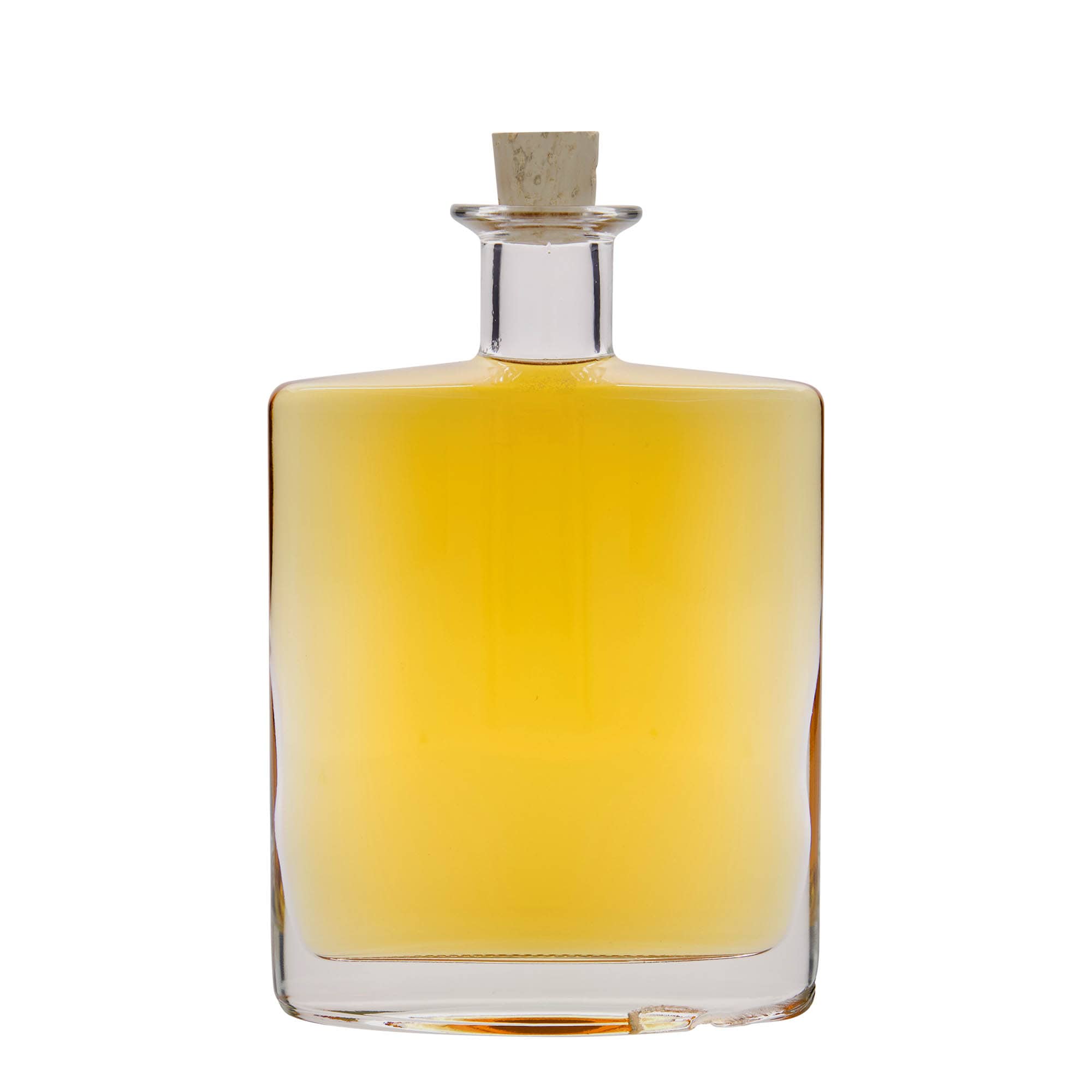 700 ml steklena steklenica »Zorbas«, ovalna, ustje: pluta