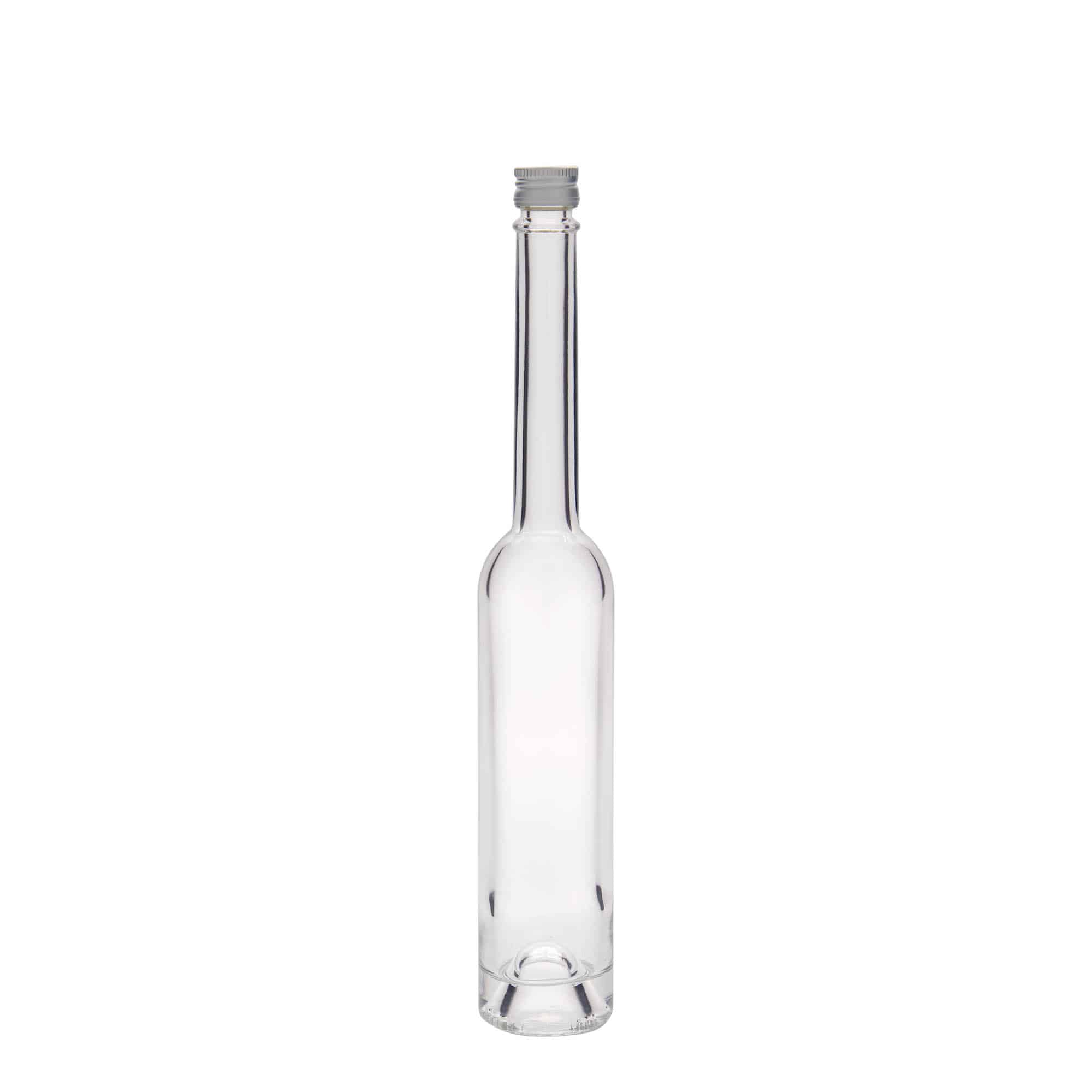 100 ml steklena steklenica »Platina«, ustje: PP 18