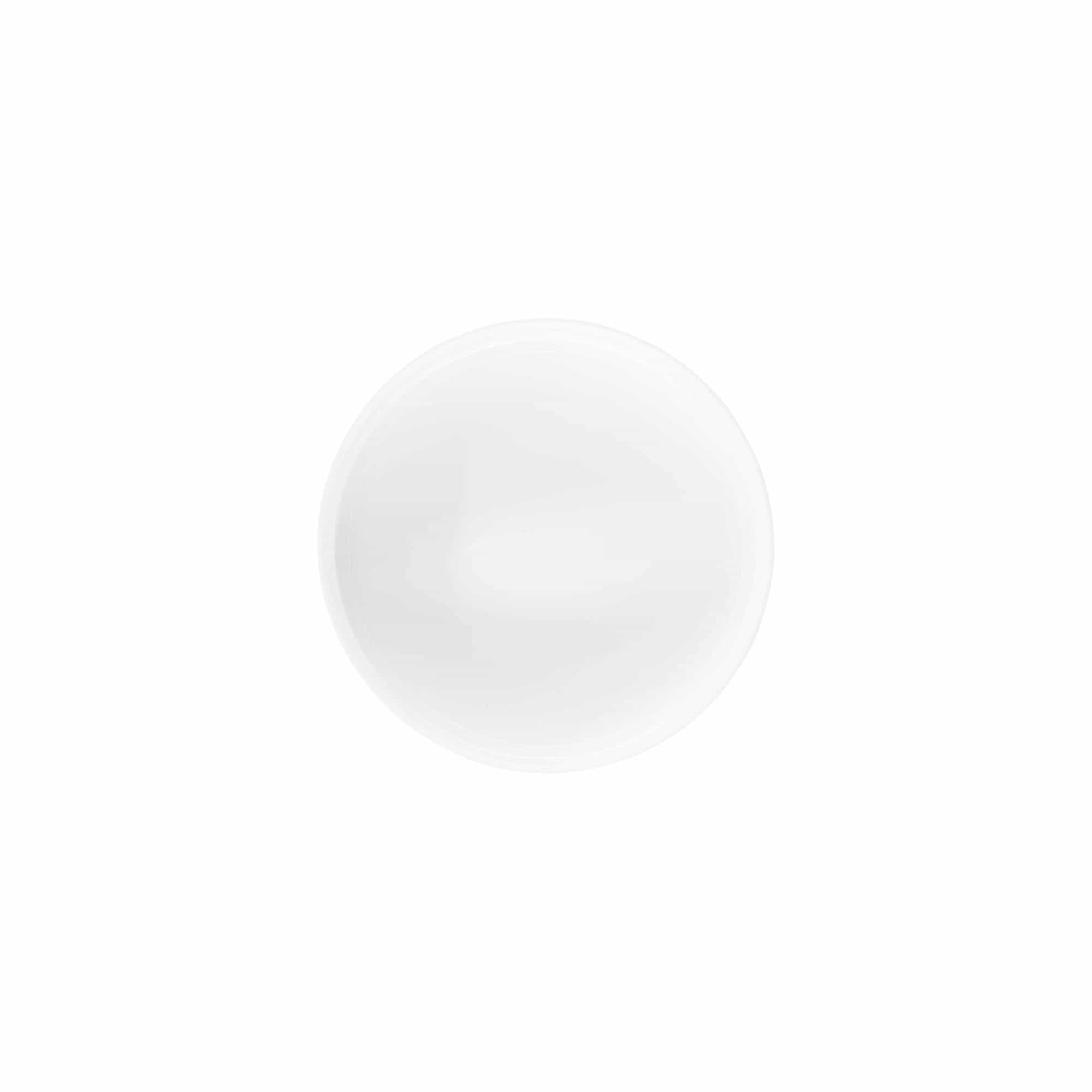 Navojni zamašek za 100 ml »Magic«, plastika PP, bela