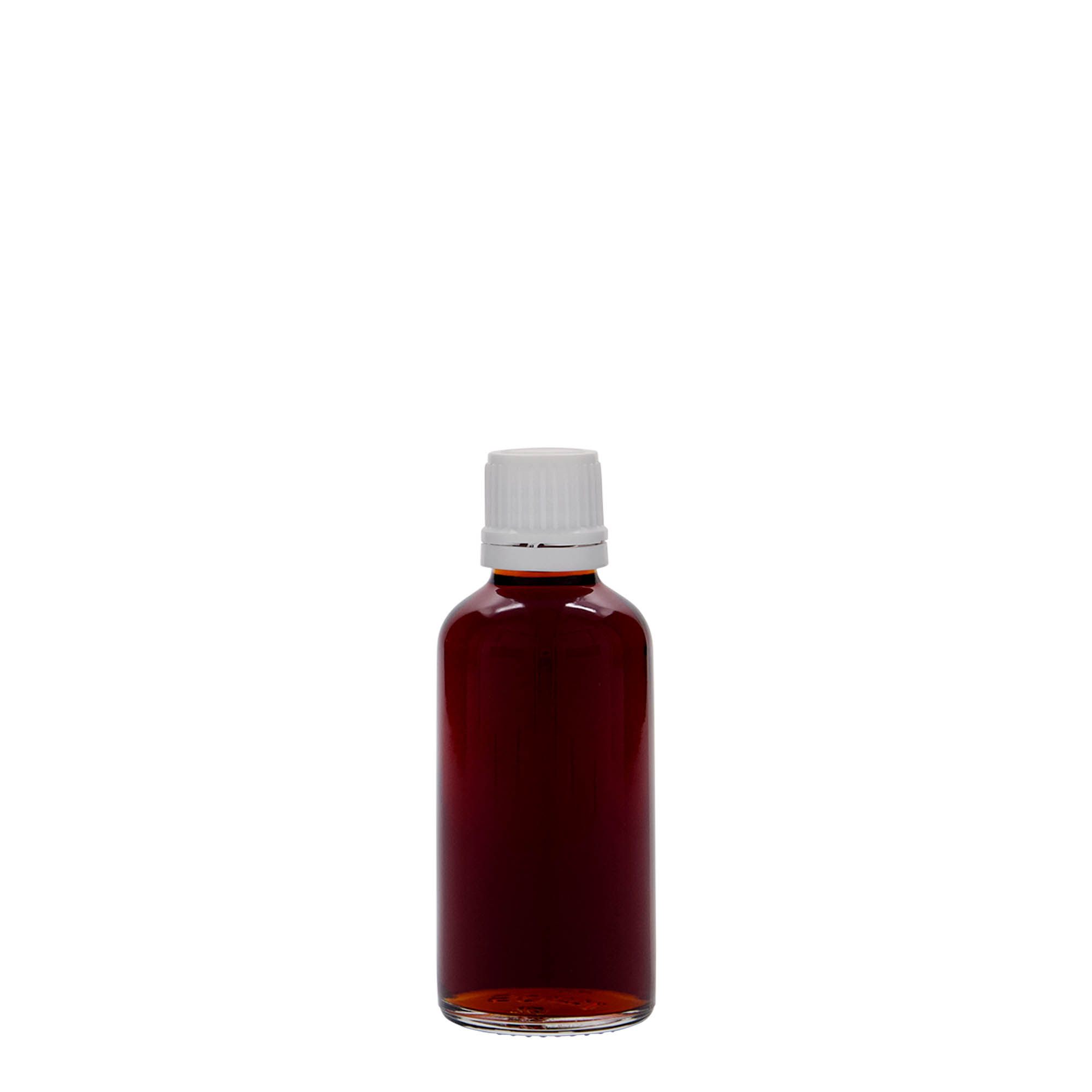 50 ml medicinska steklenička, steklo, odprtina: DIN 18