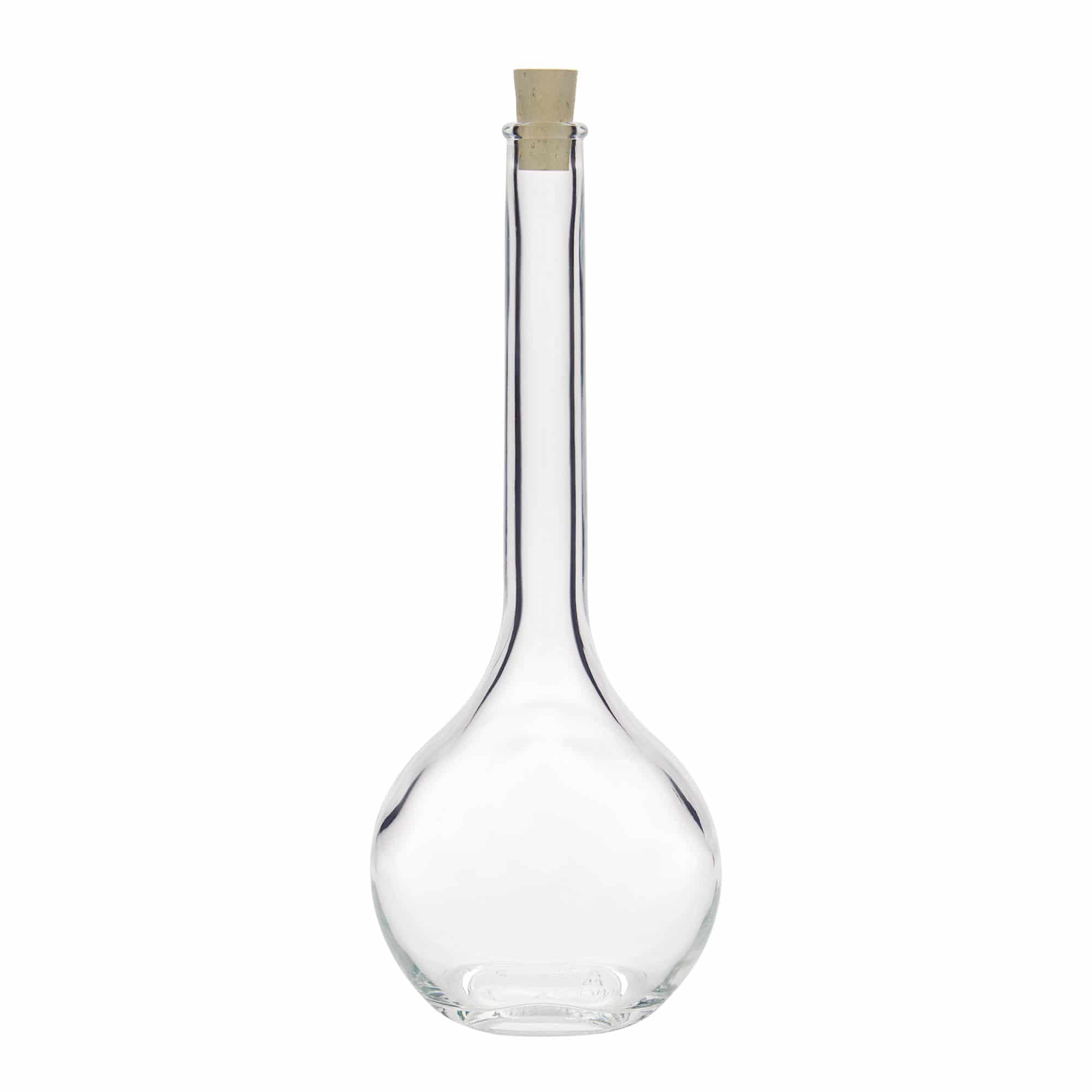 500 ml steklena steklenica »Contessa«, ovalna, ustje: pluta