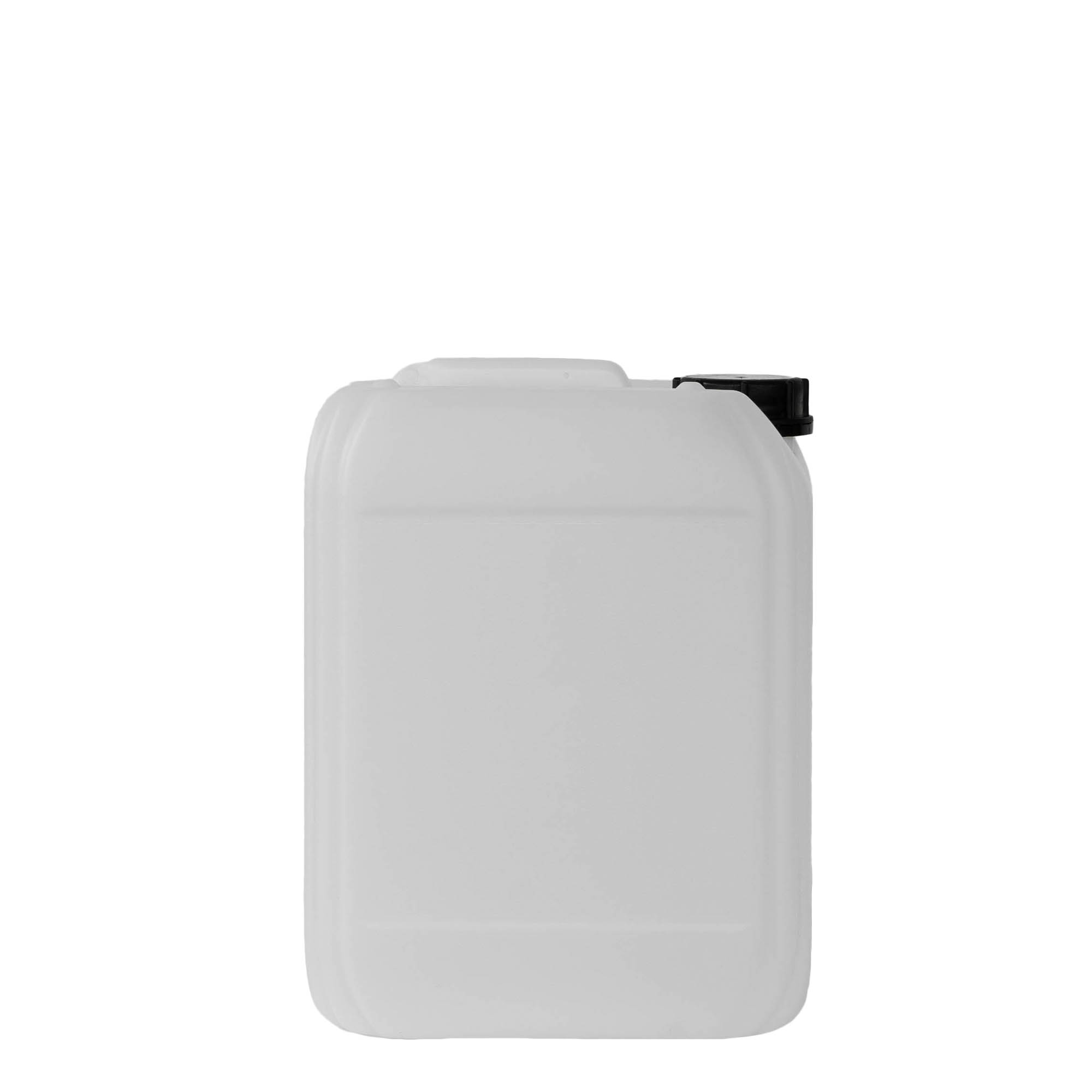 10 l kanister, pravokoten, HDPE-plastika, naraven, odprtina: ND 55