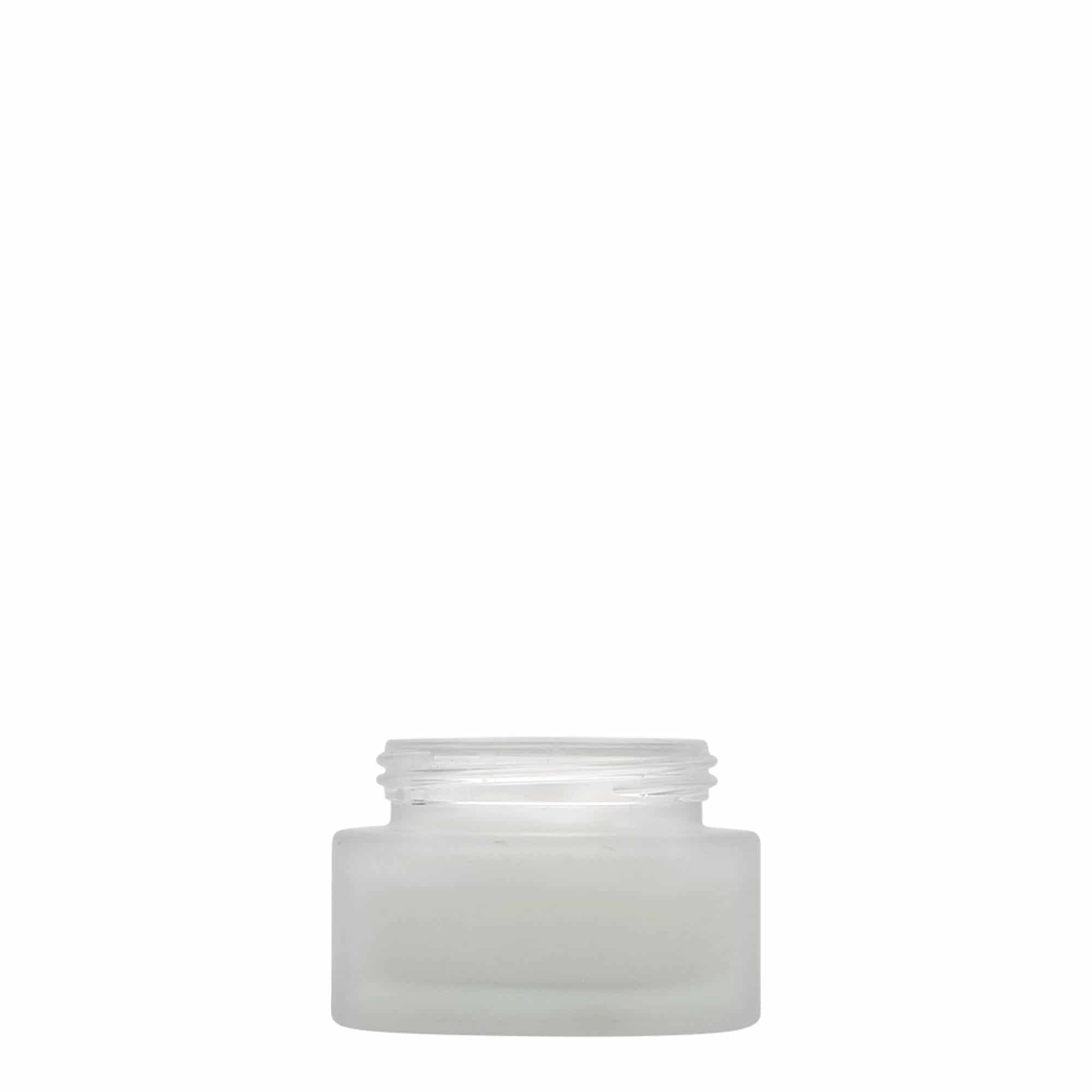 30 ml lonček »Platin Edition«, steklo, motno, ustje: navojni zamašek