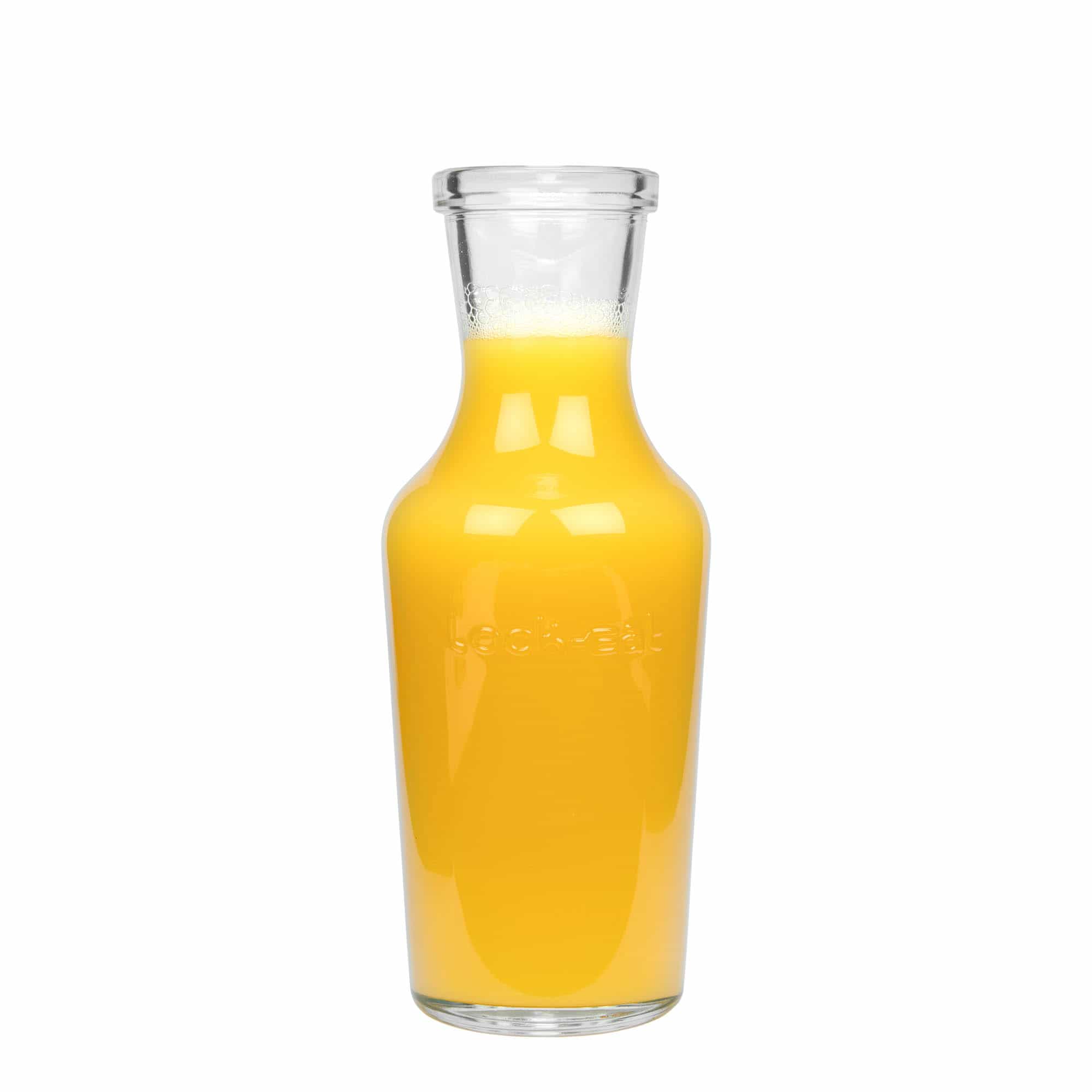 1000 ml steklena karafa »Lock-Eat«, ustje: zamašek s tesnilom s patentom