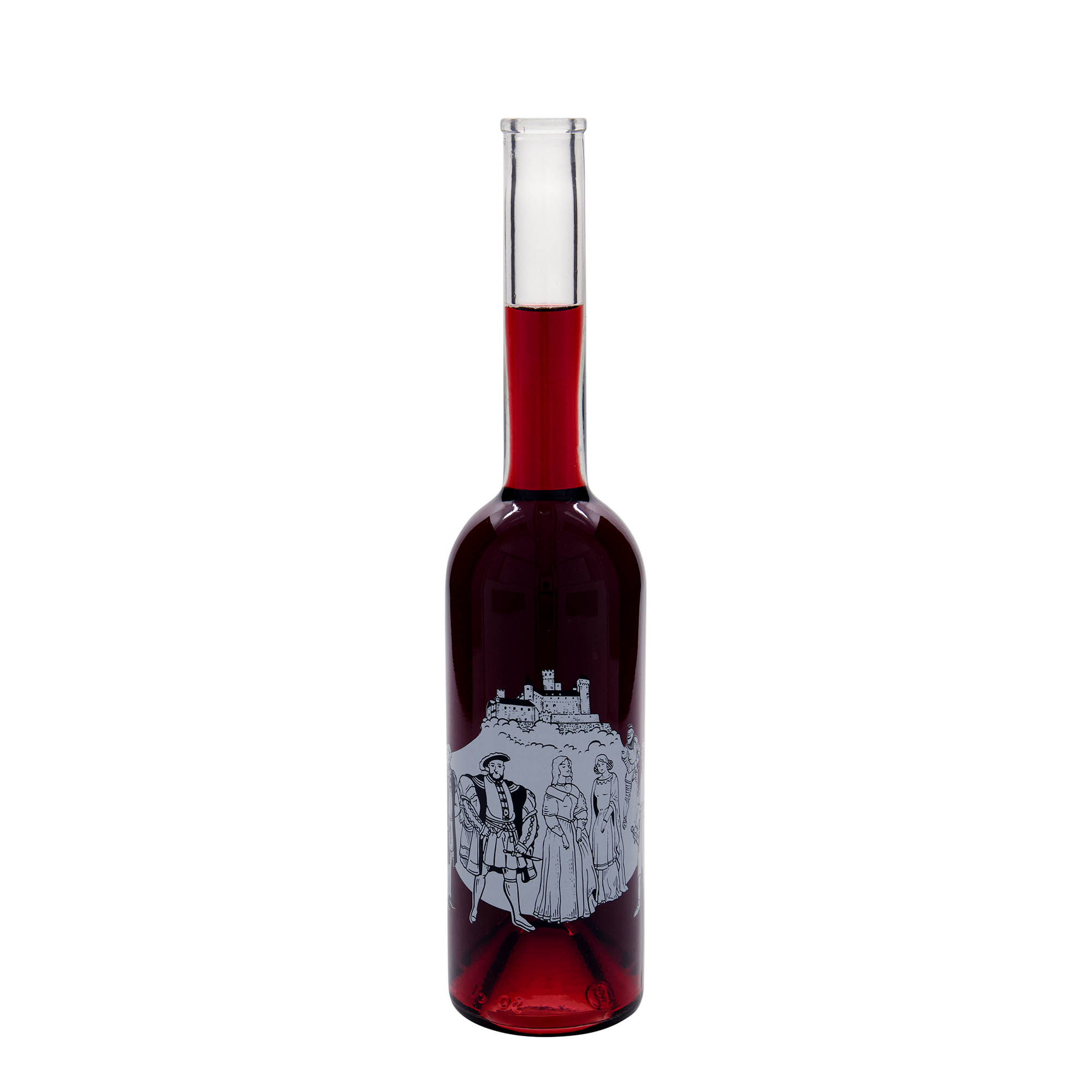 500 ml steklenica 'Opera', motiv: srednji vek, odprtina: pluta