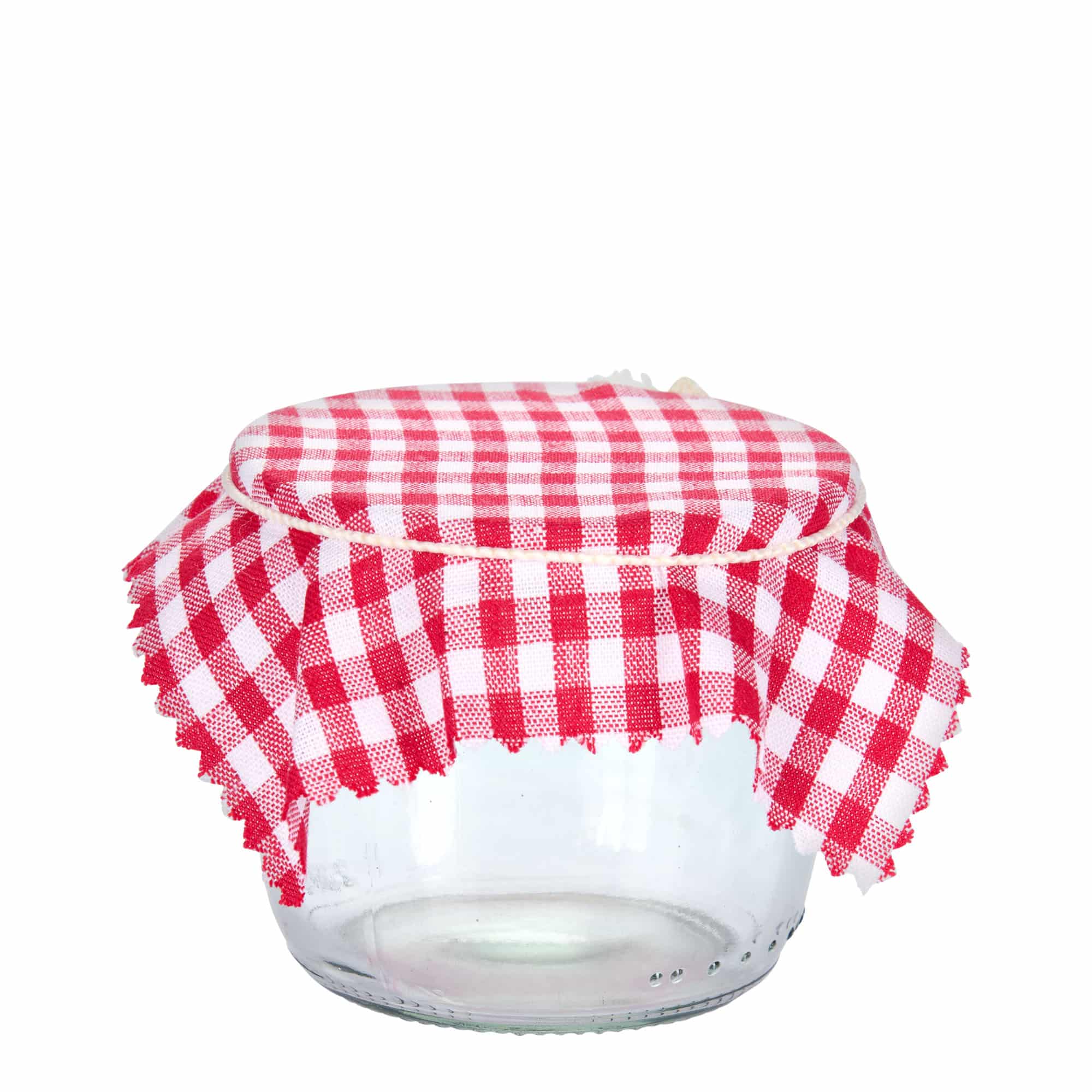 Tkaninska prtiček karo vzorec 12x12, kvadratna oblika, tekstil, rdeča, odprtina: TO38-TO53