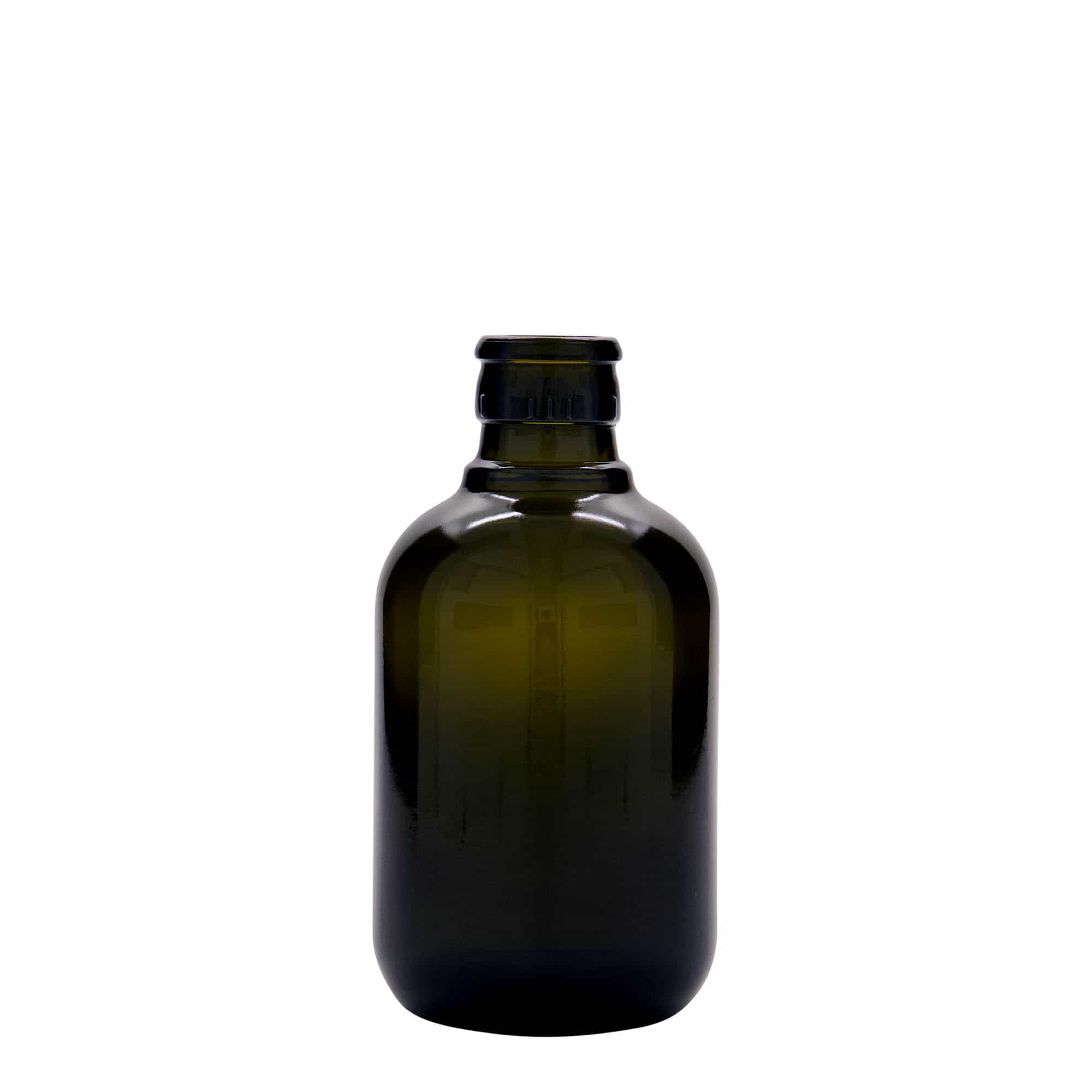 250 ml steklenica za kis/olje »Biolio«, steklo, antično zelena, ustje: DOP 250 ml steklenica za kis/olje »Biolio«, steklo, antično zelena, ustje: DOP